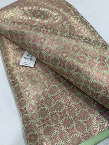 Pure Banarasi brocade fabric