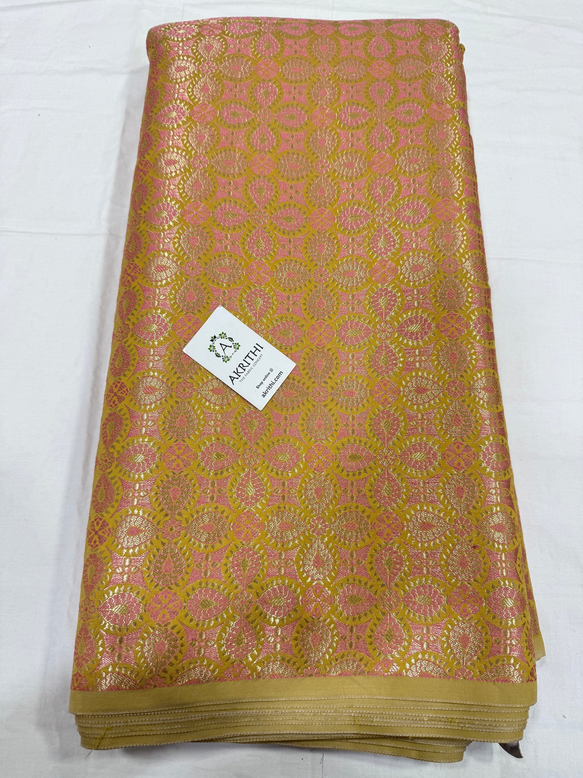 Pure Banarasi brocade fabric