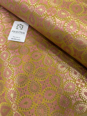 Pure Banarasi brocade fabric