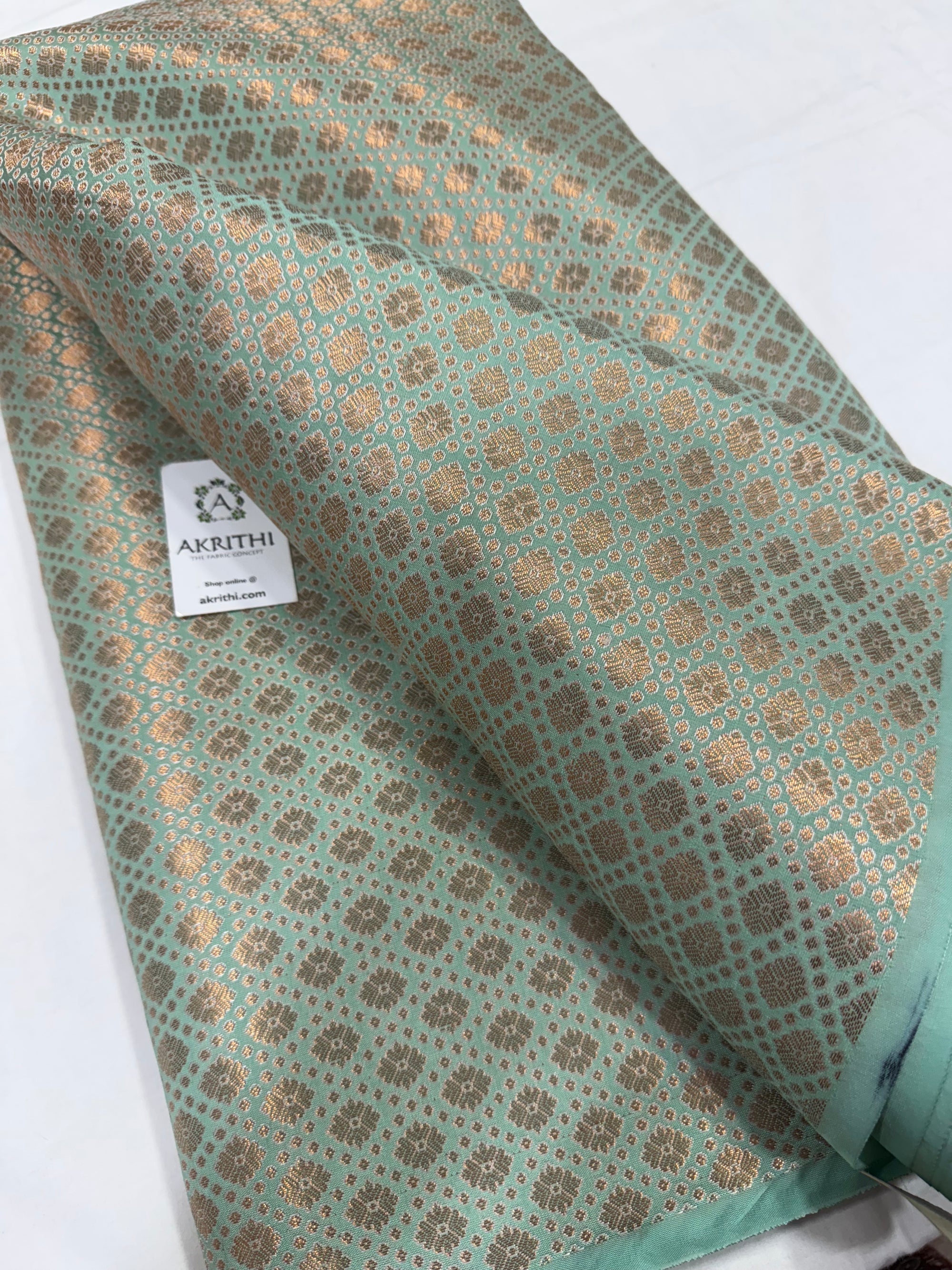 Pure Banarasi brocade fabric