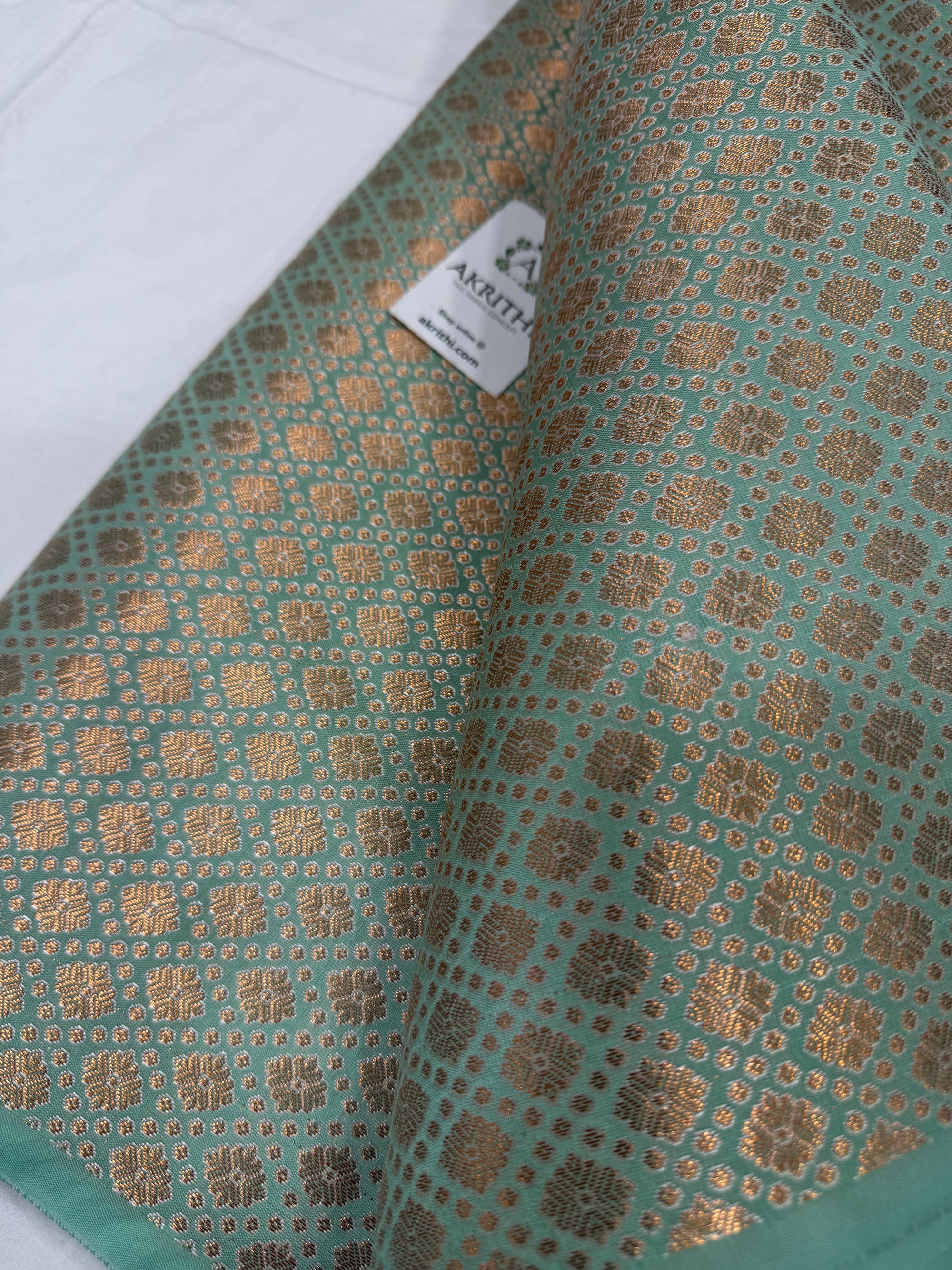 Pure Banarasi brocade fabric