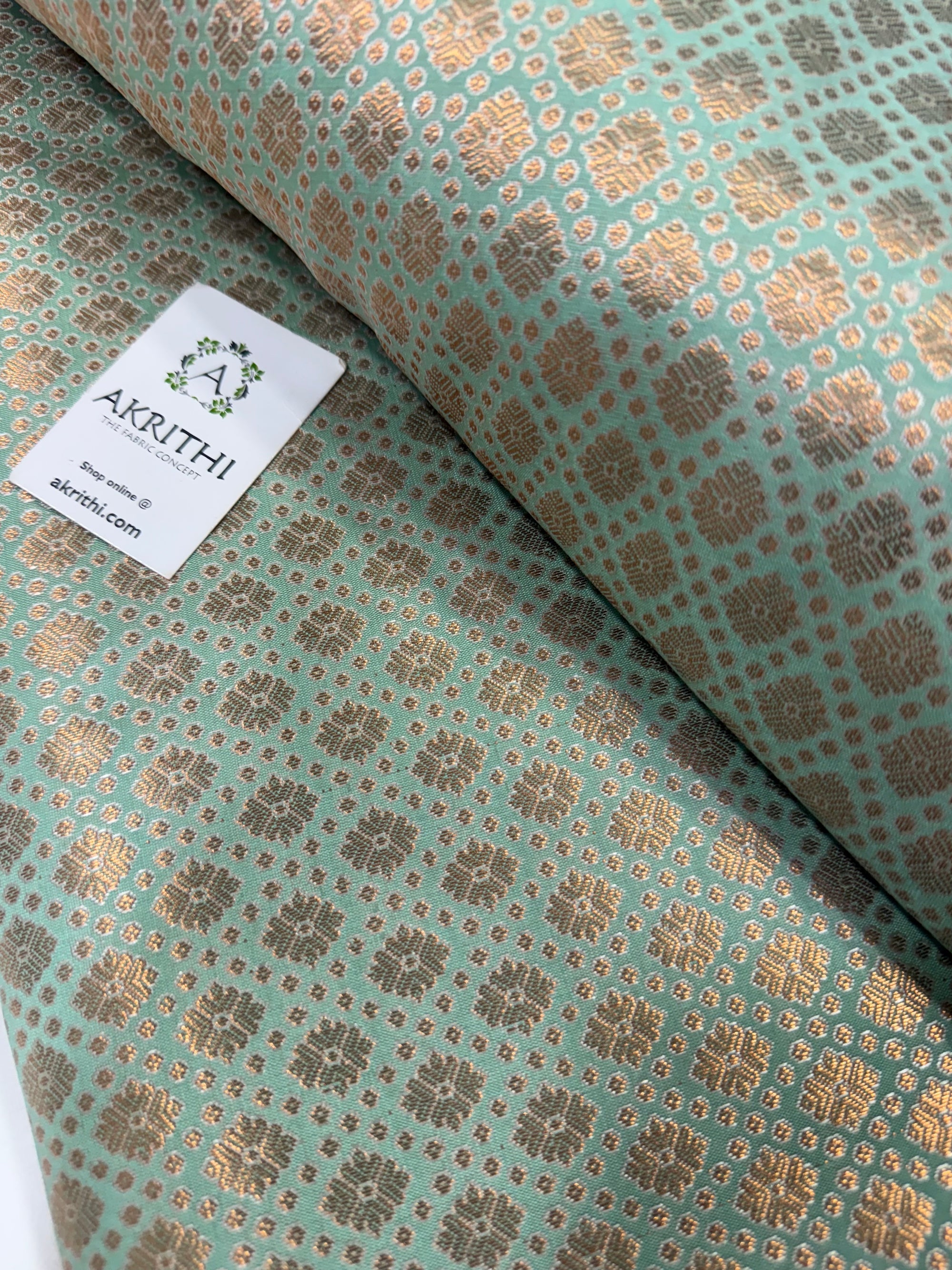 Pure Banarasi brocade fabric