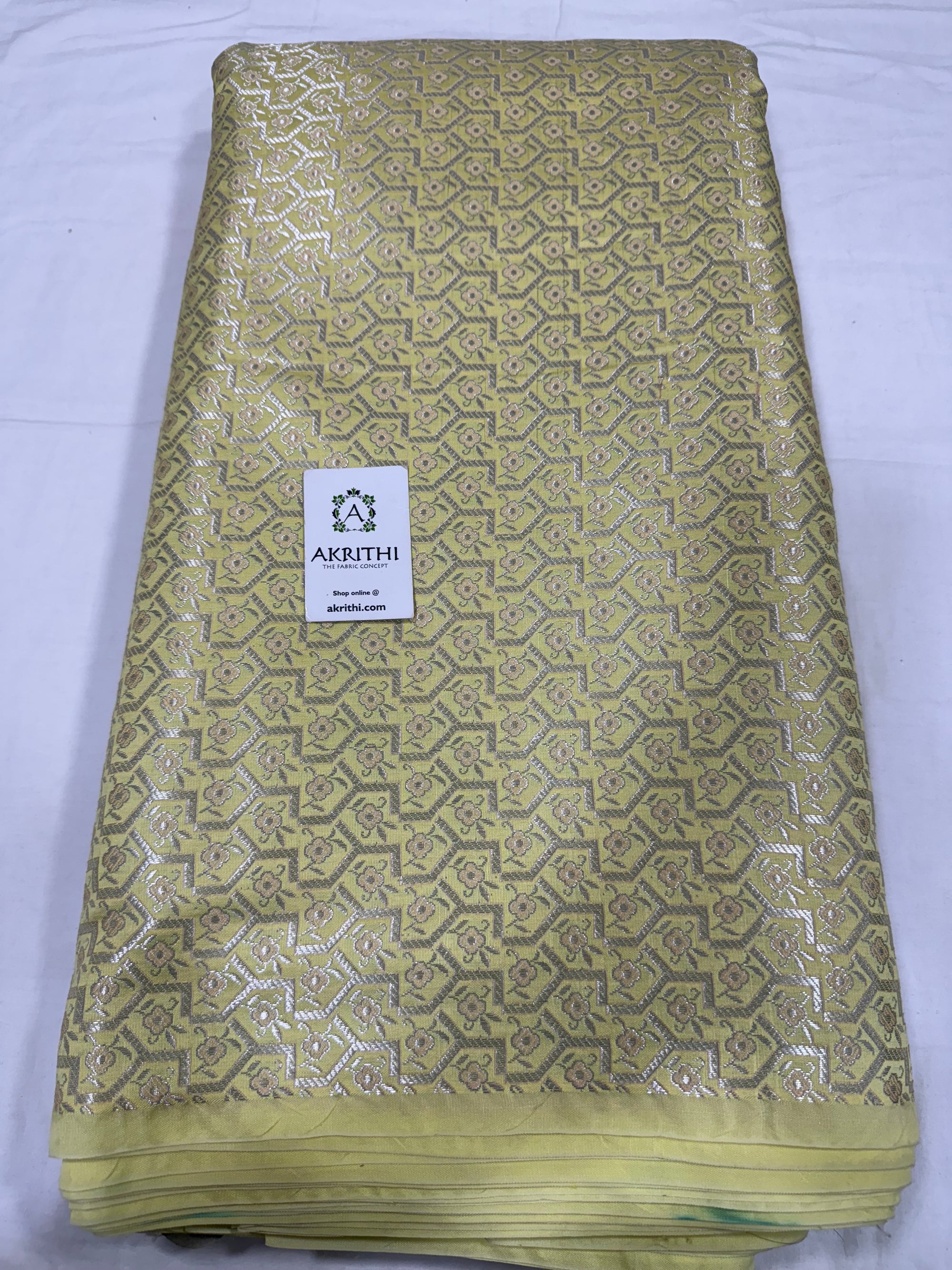 Pure Banarasi brocade fabric