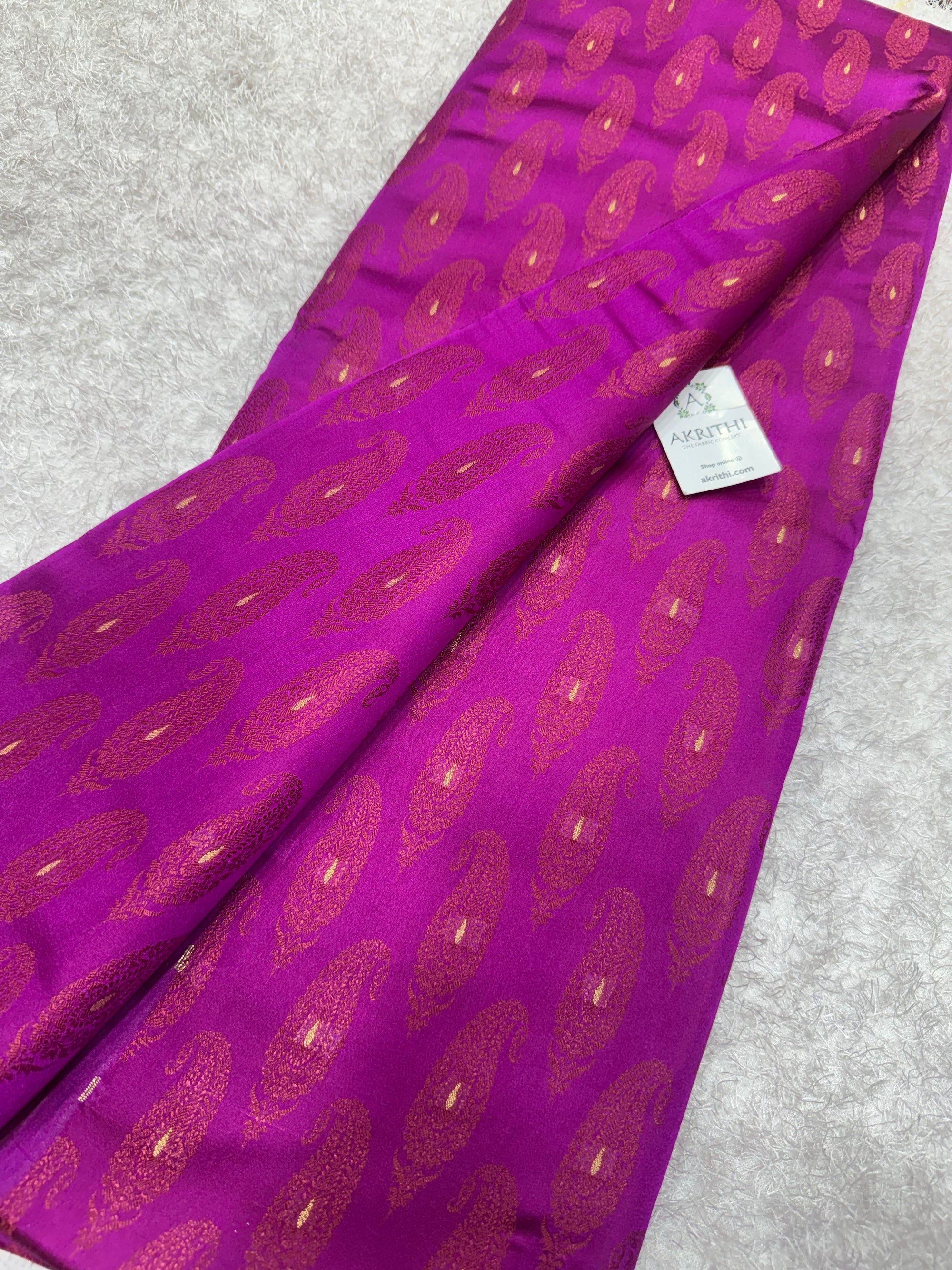 Pure Banarasi brocade fabric