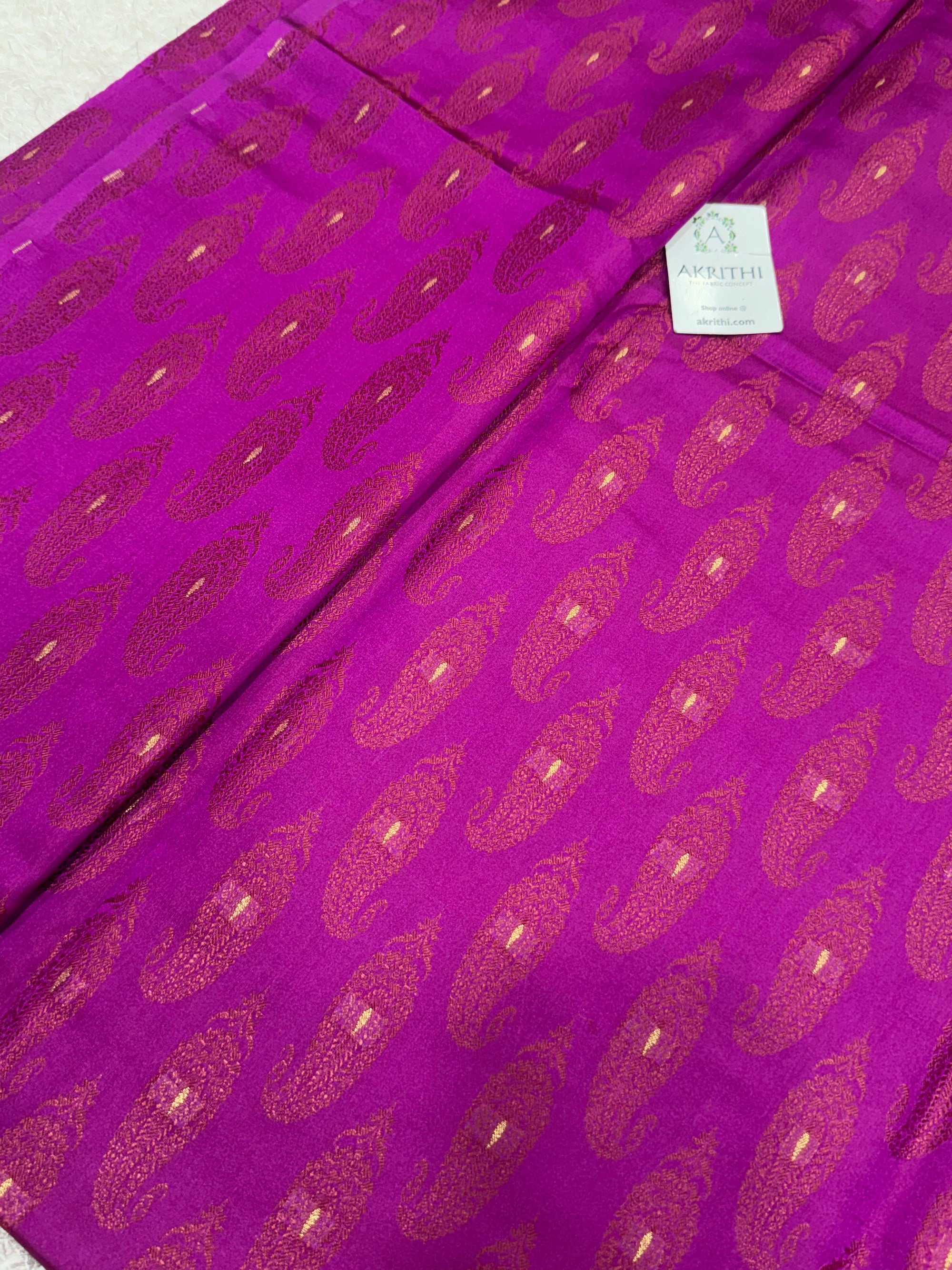 Pure Banarasi brocade fabric