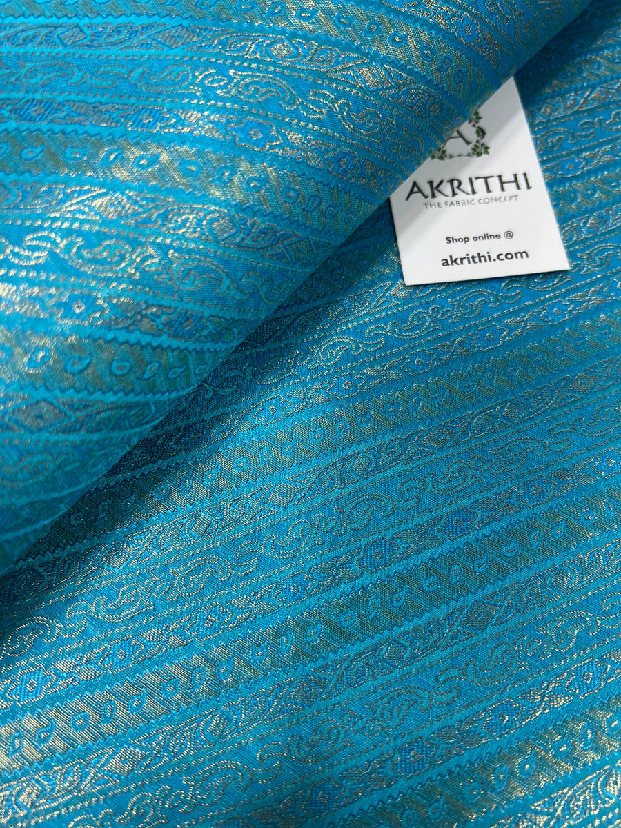 Pure Banarasi brocade fabric