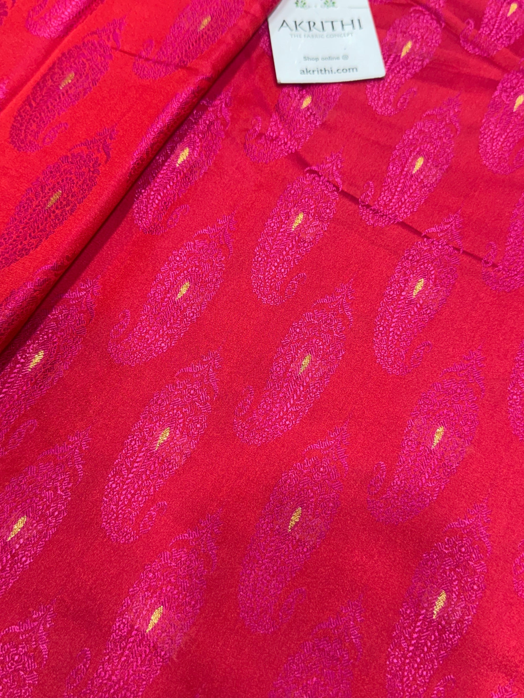 Pure Banarasi brocade fabric