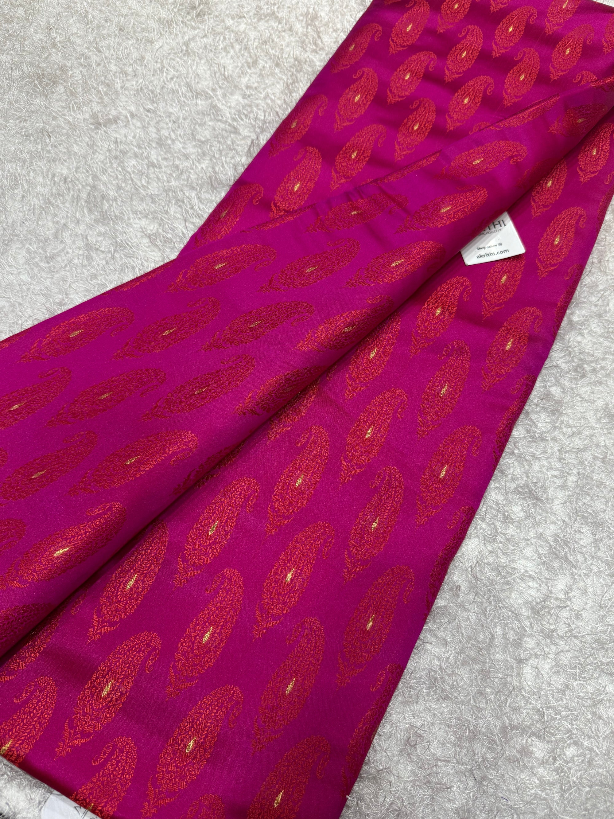 Pure Banarasi brocade fabric