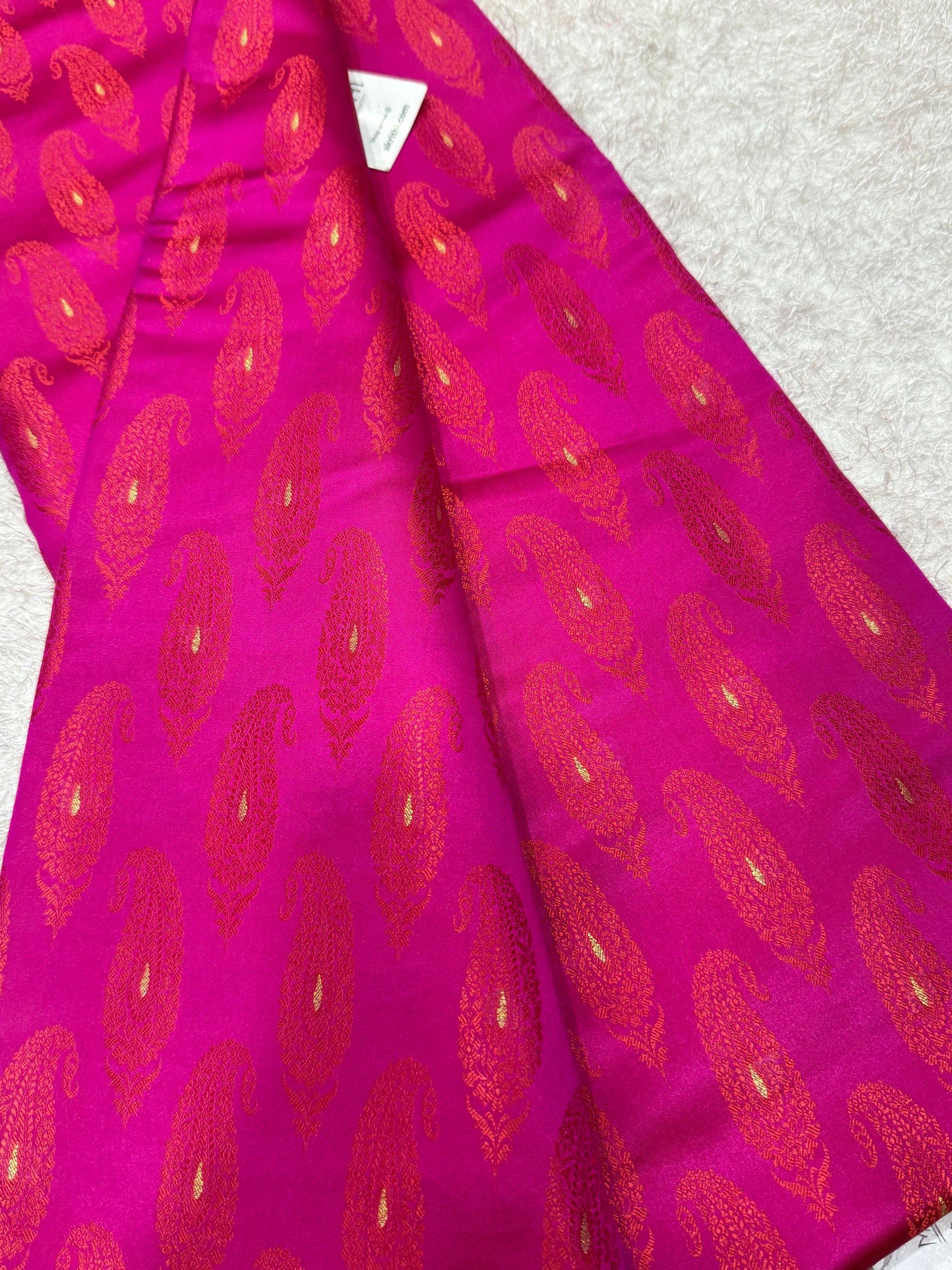 Pure Banarasi brocade fabric