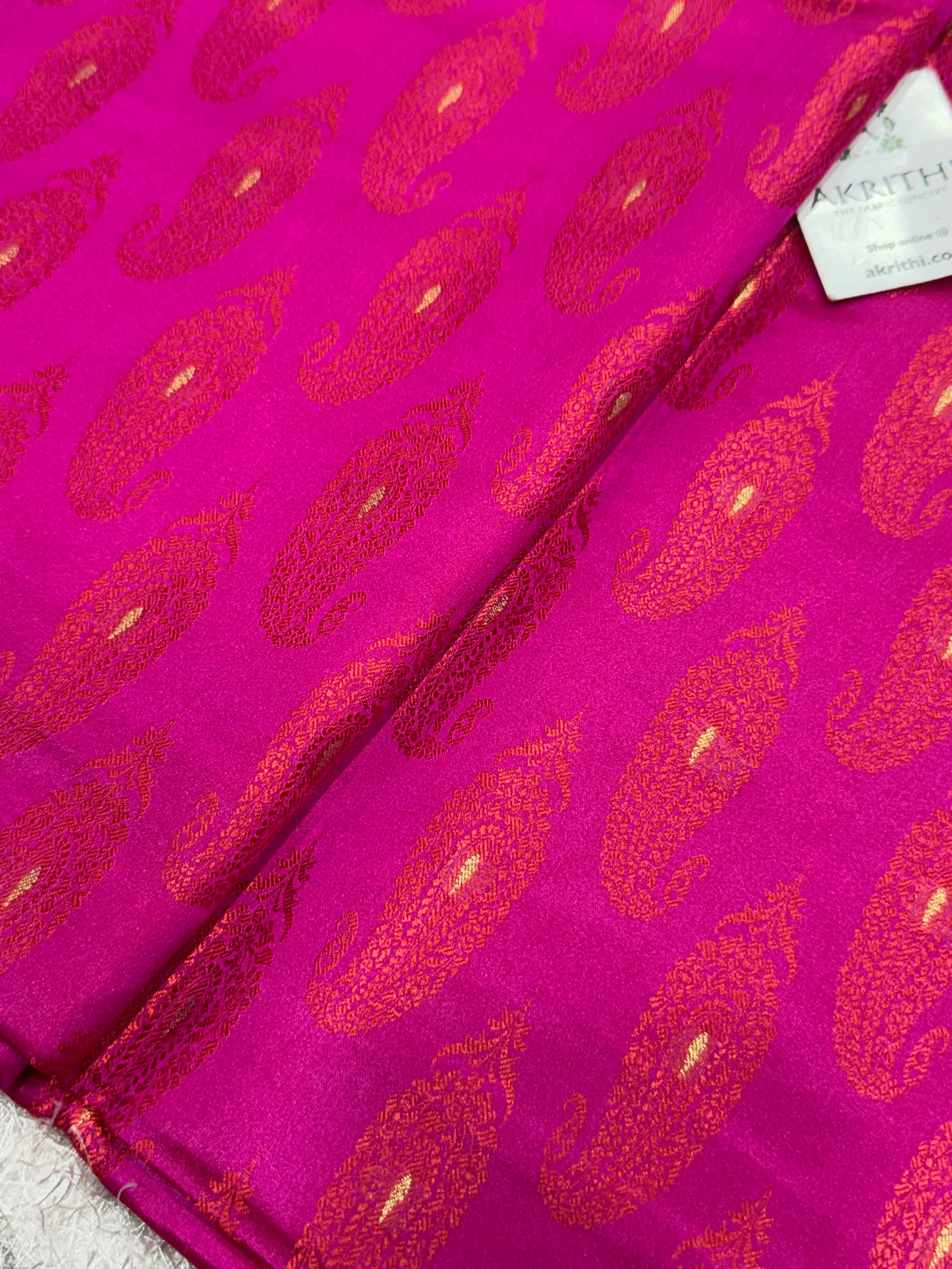 Pure Banarasi brocade fabric