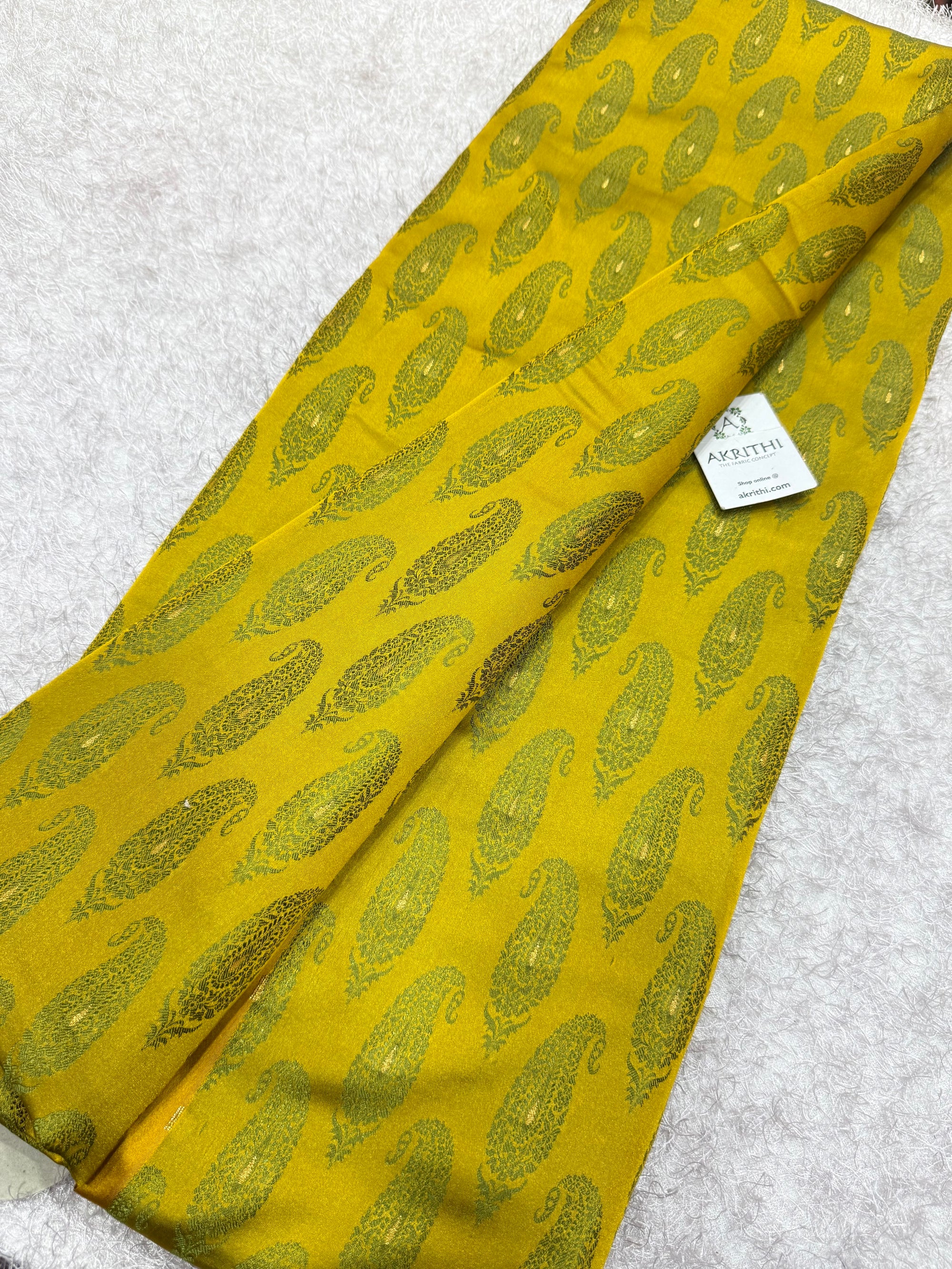 Pure Banarasi brocade fabric