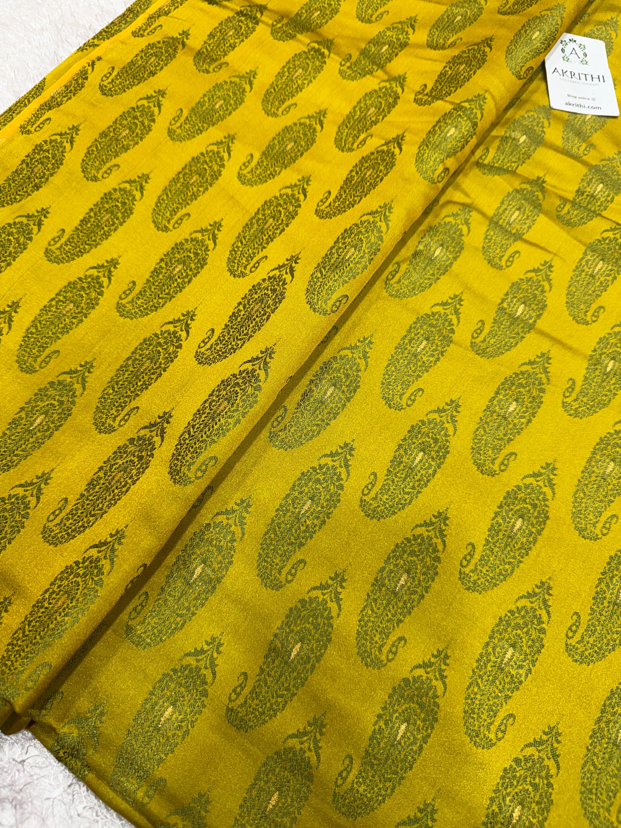 Pure Banarasi brocade fabric