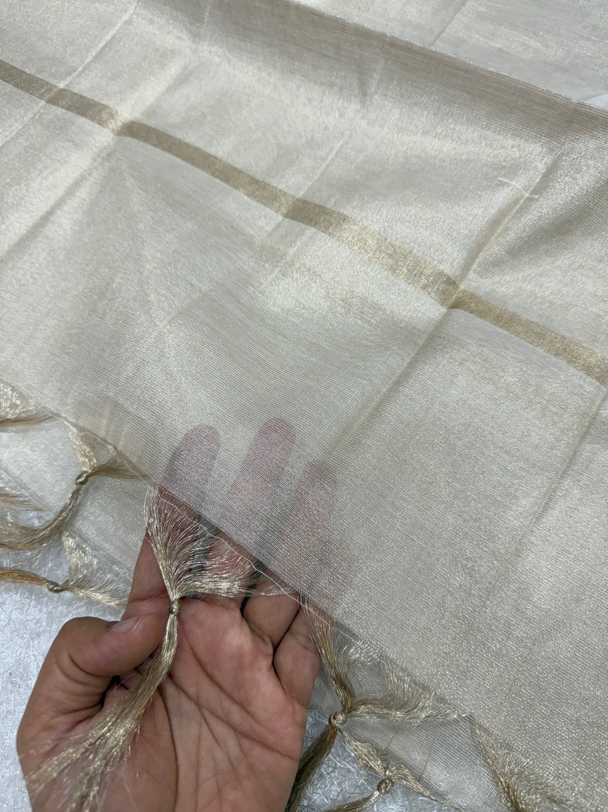 Chanderi tissue dupatta