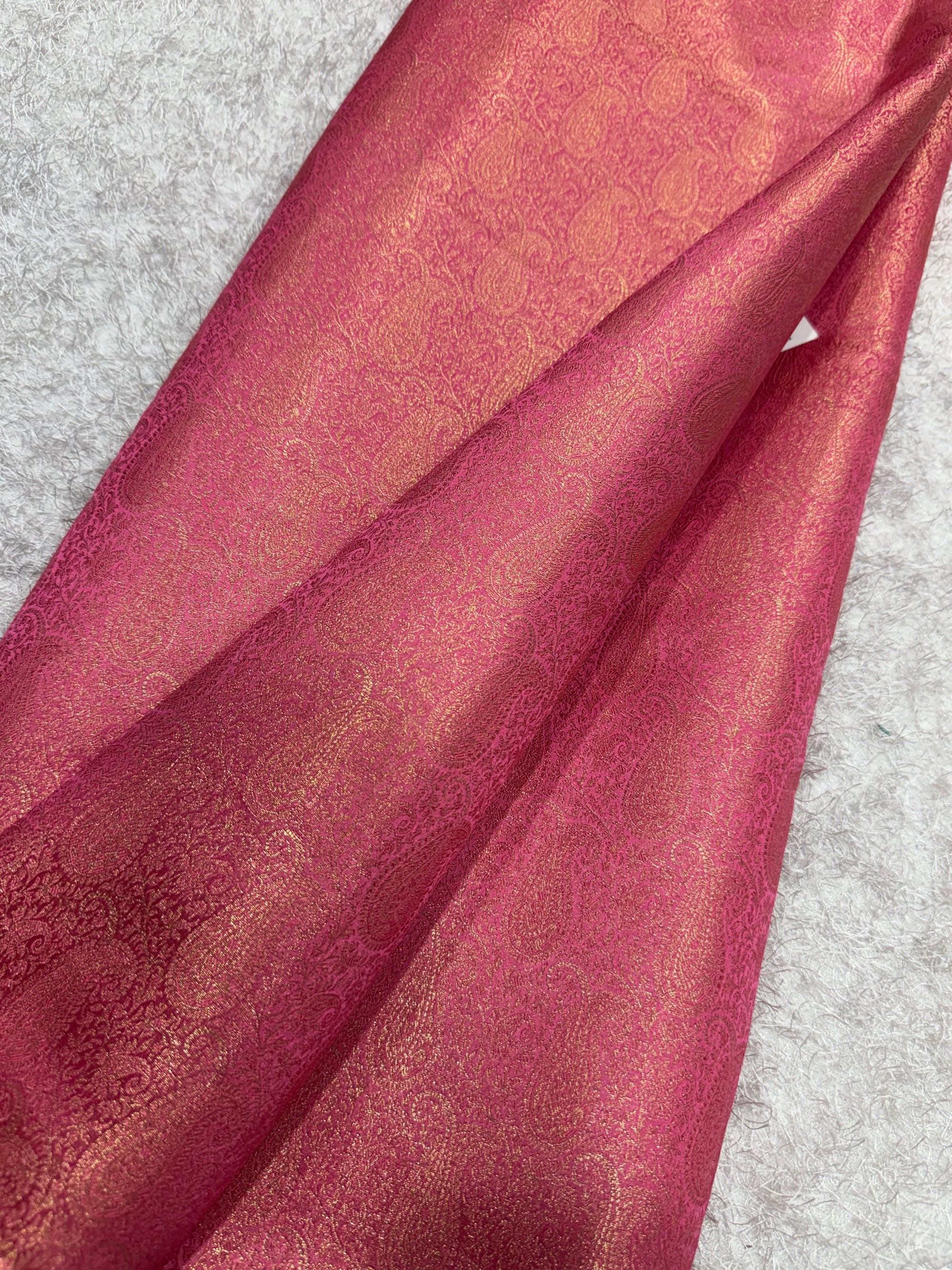 Pure Banarasi brocade fabric