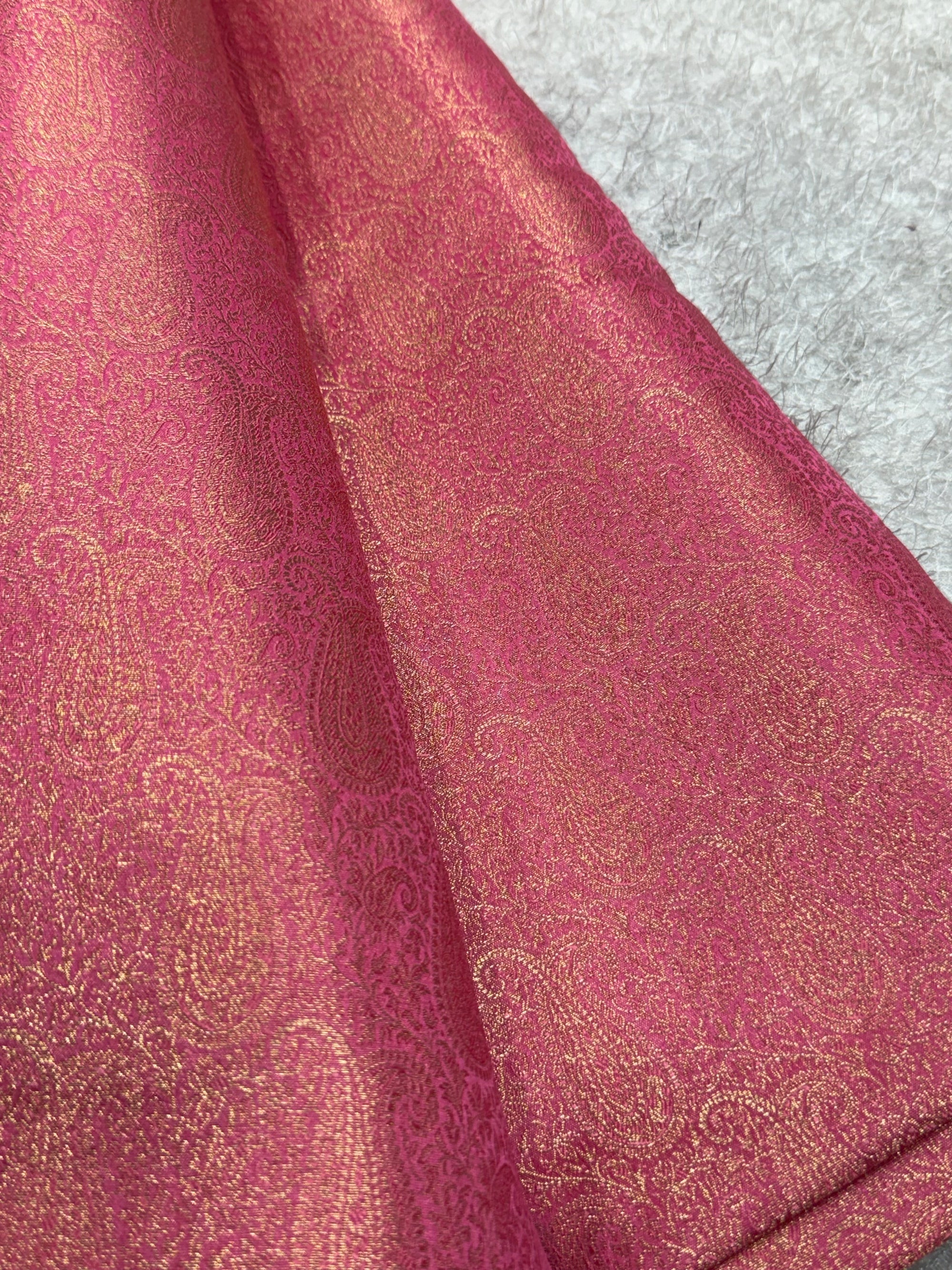 Pure Banarasi brocade fabric