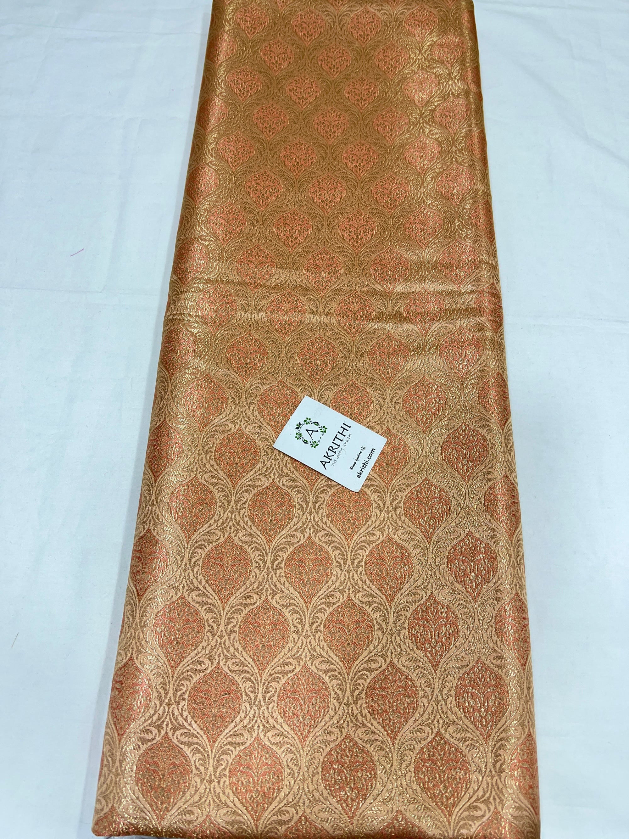 Pure Banarasi brocade fabric