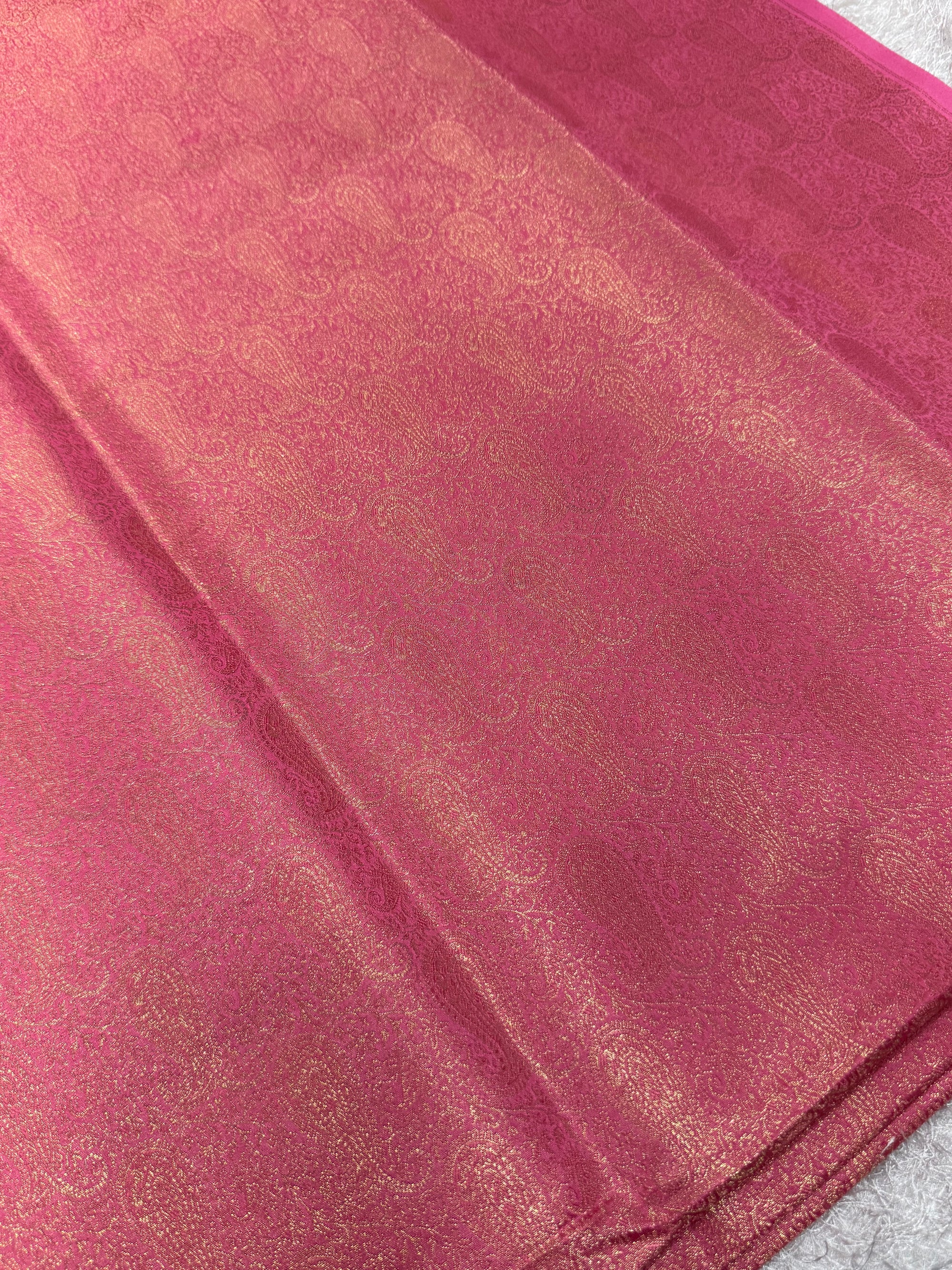 Pure Banarasi brocade fabric