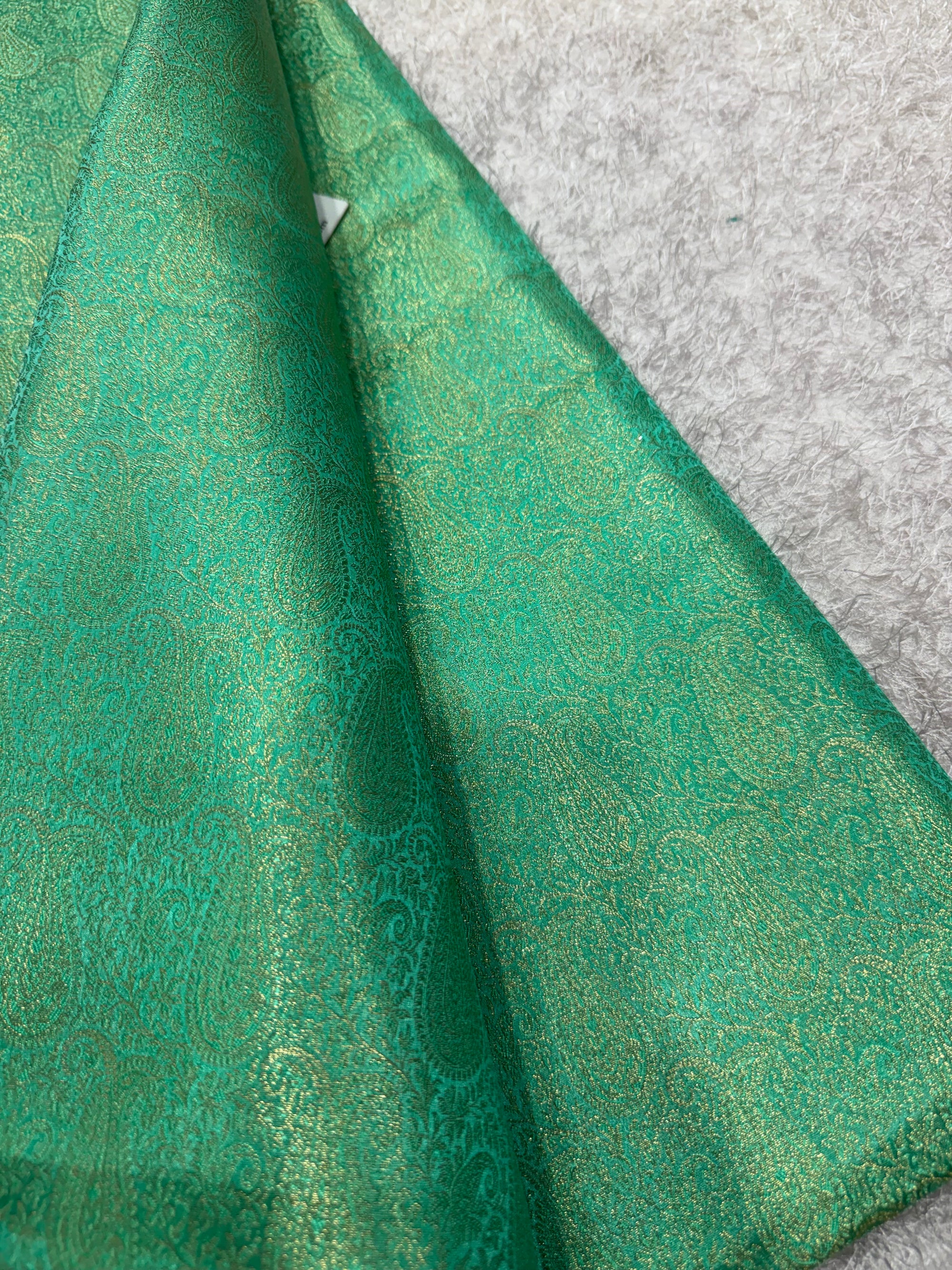 Pure Banarasi brocade fabric