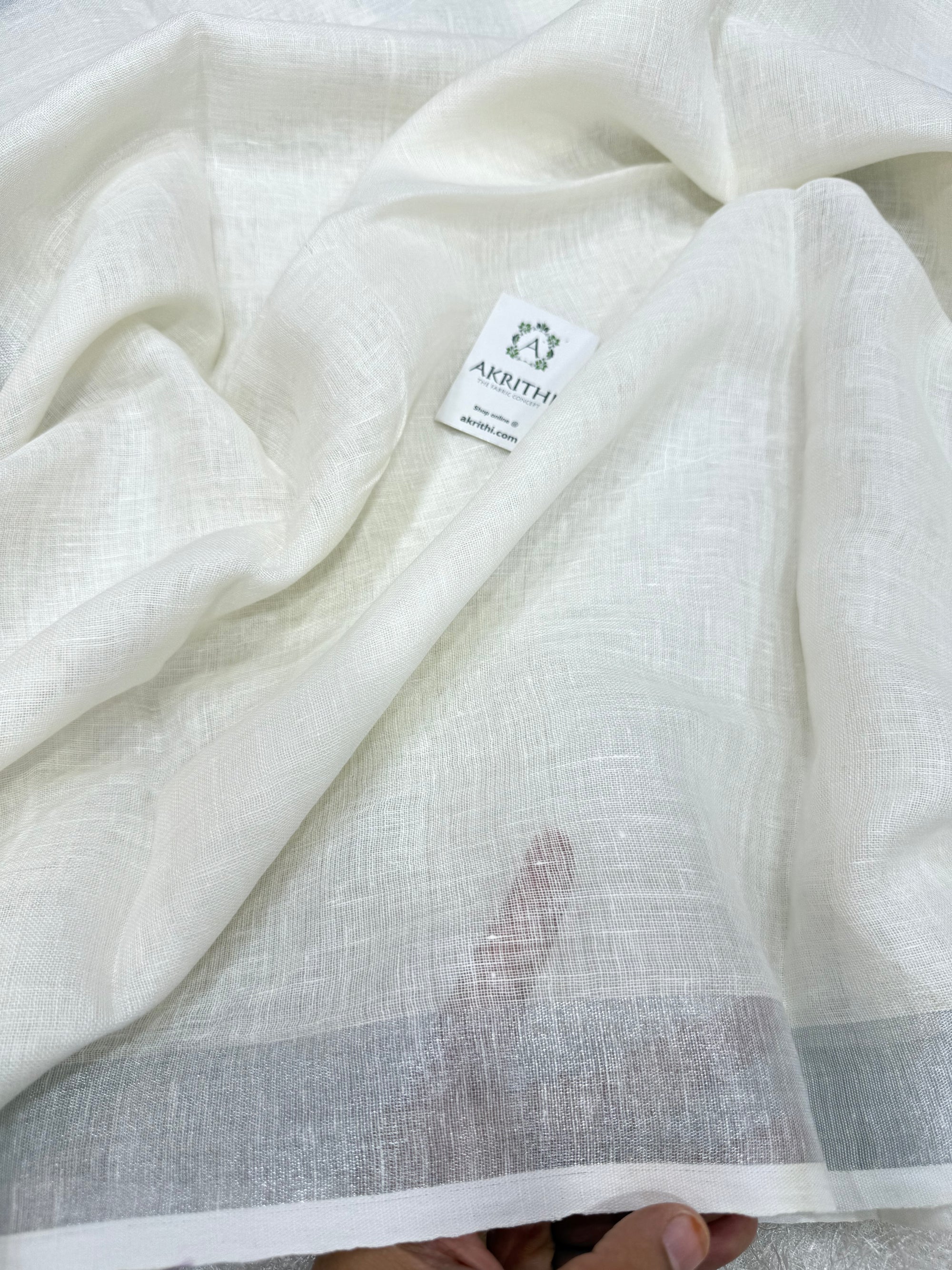 Pure linen dupatta