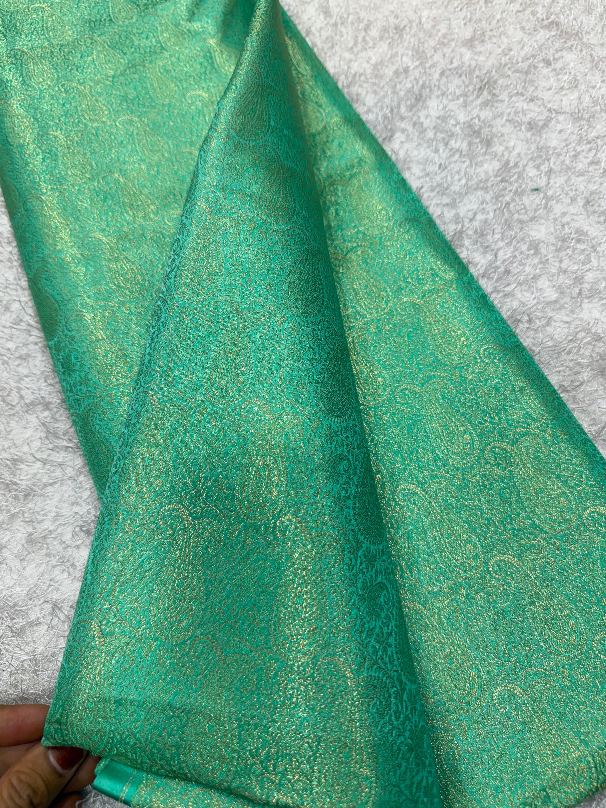Pure Banarasi brocade fabric