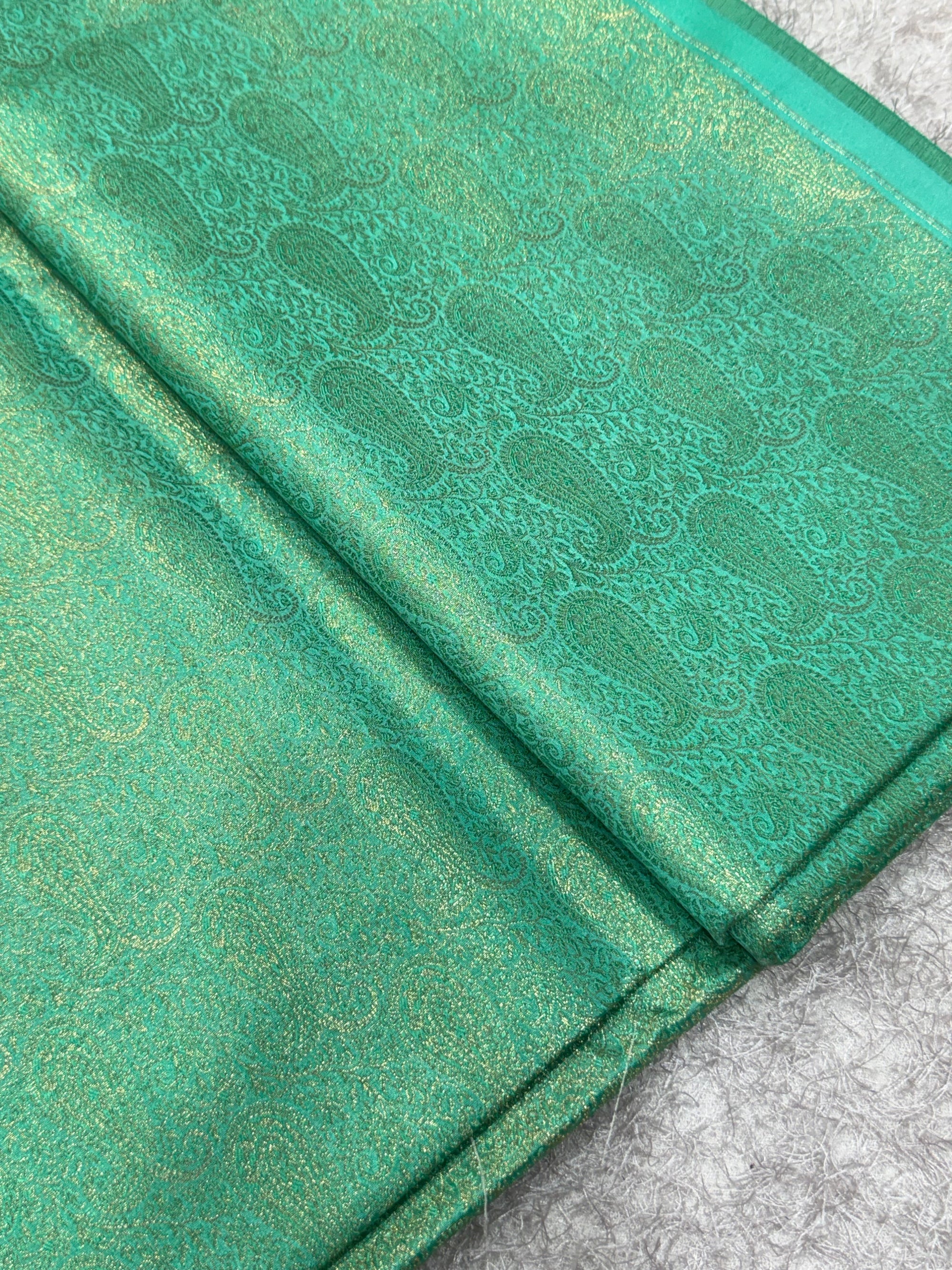 Pure Banarasi brocade fabric