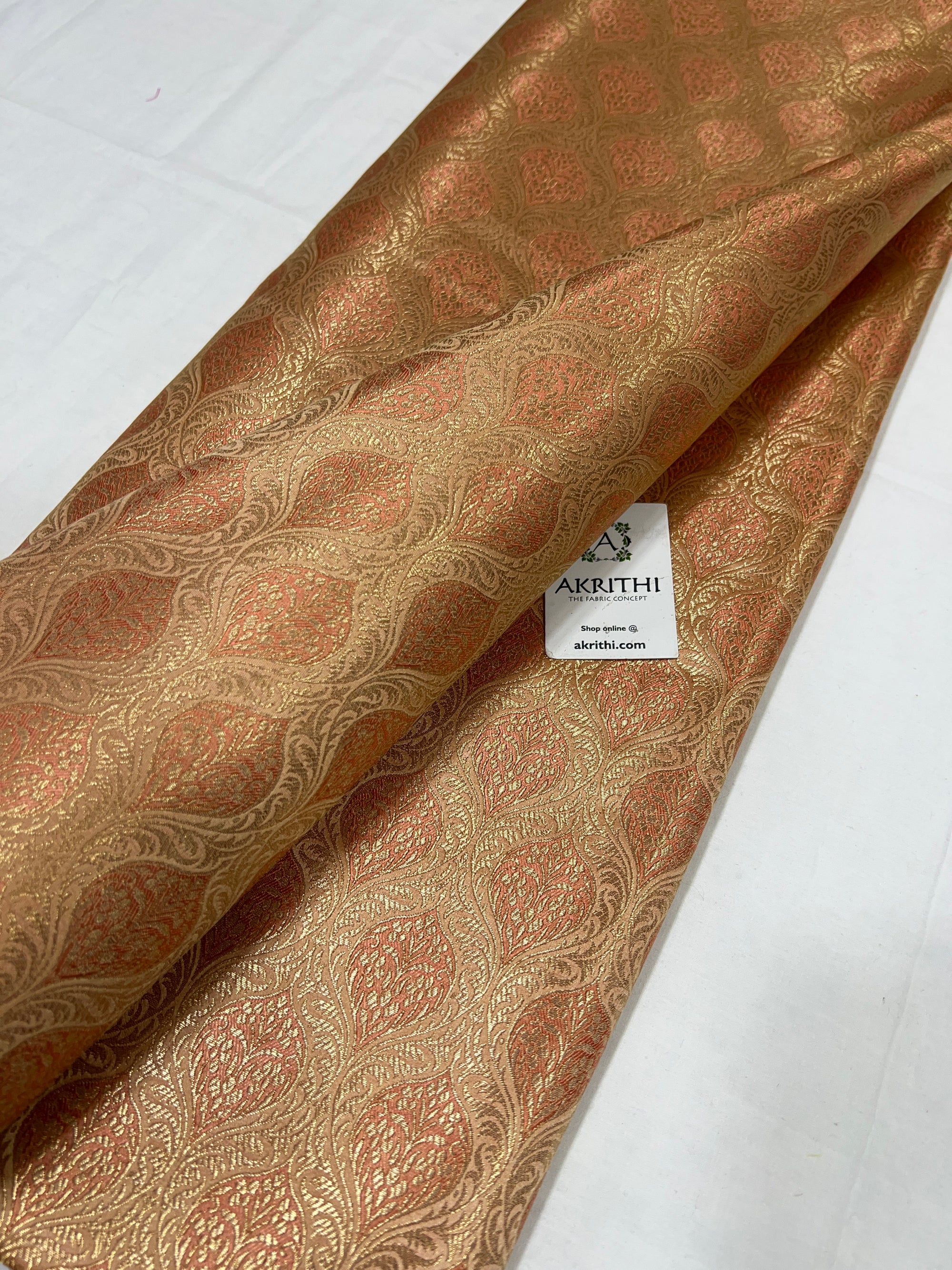 Pure Banarasi brocade fabric