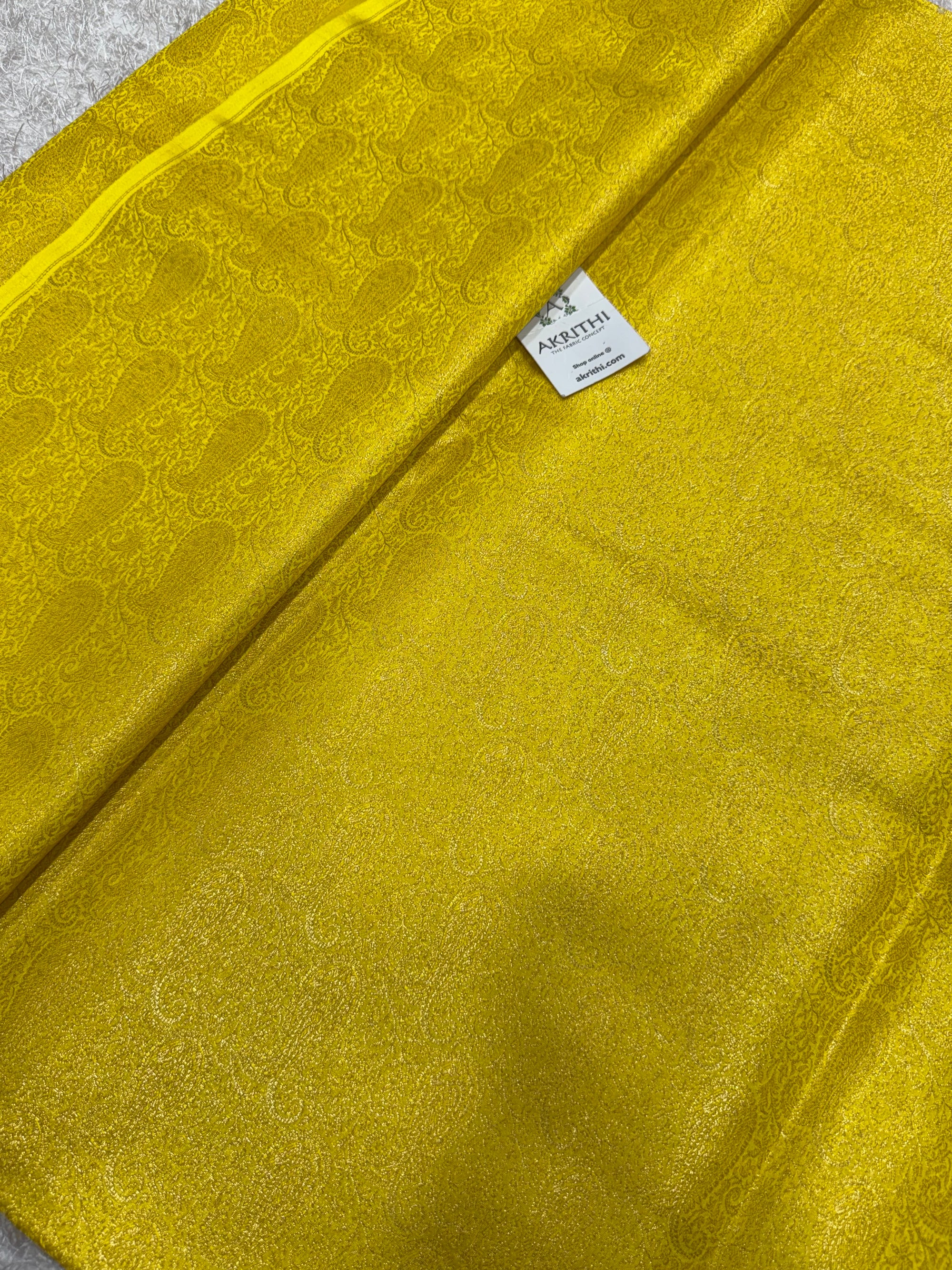 Pure Banarasi brocade fabric