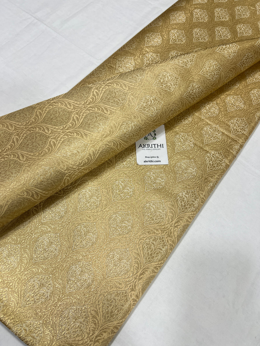 Pure Banarasi brocade fabric