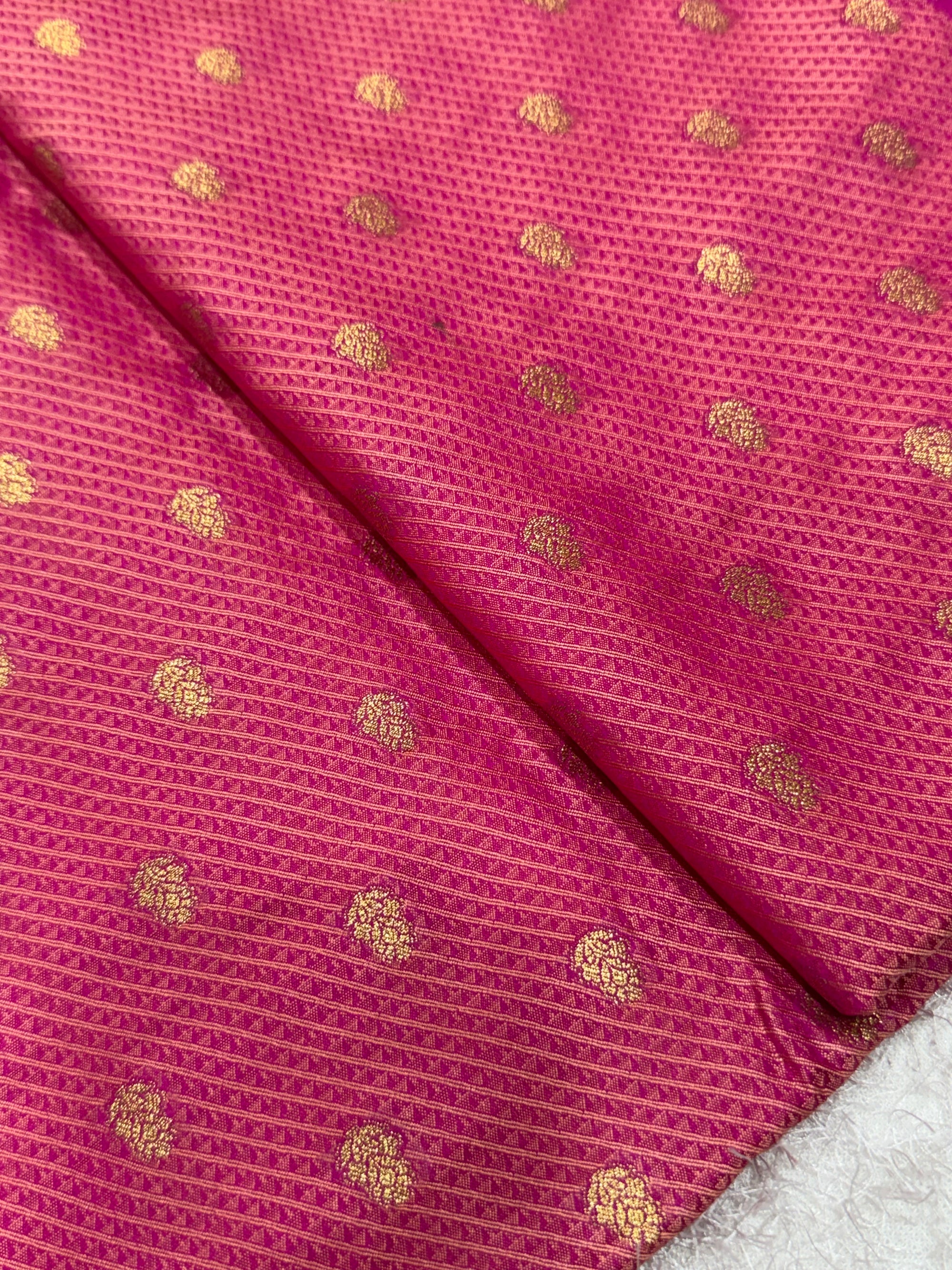 Pure Banarasi brocade fabric
