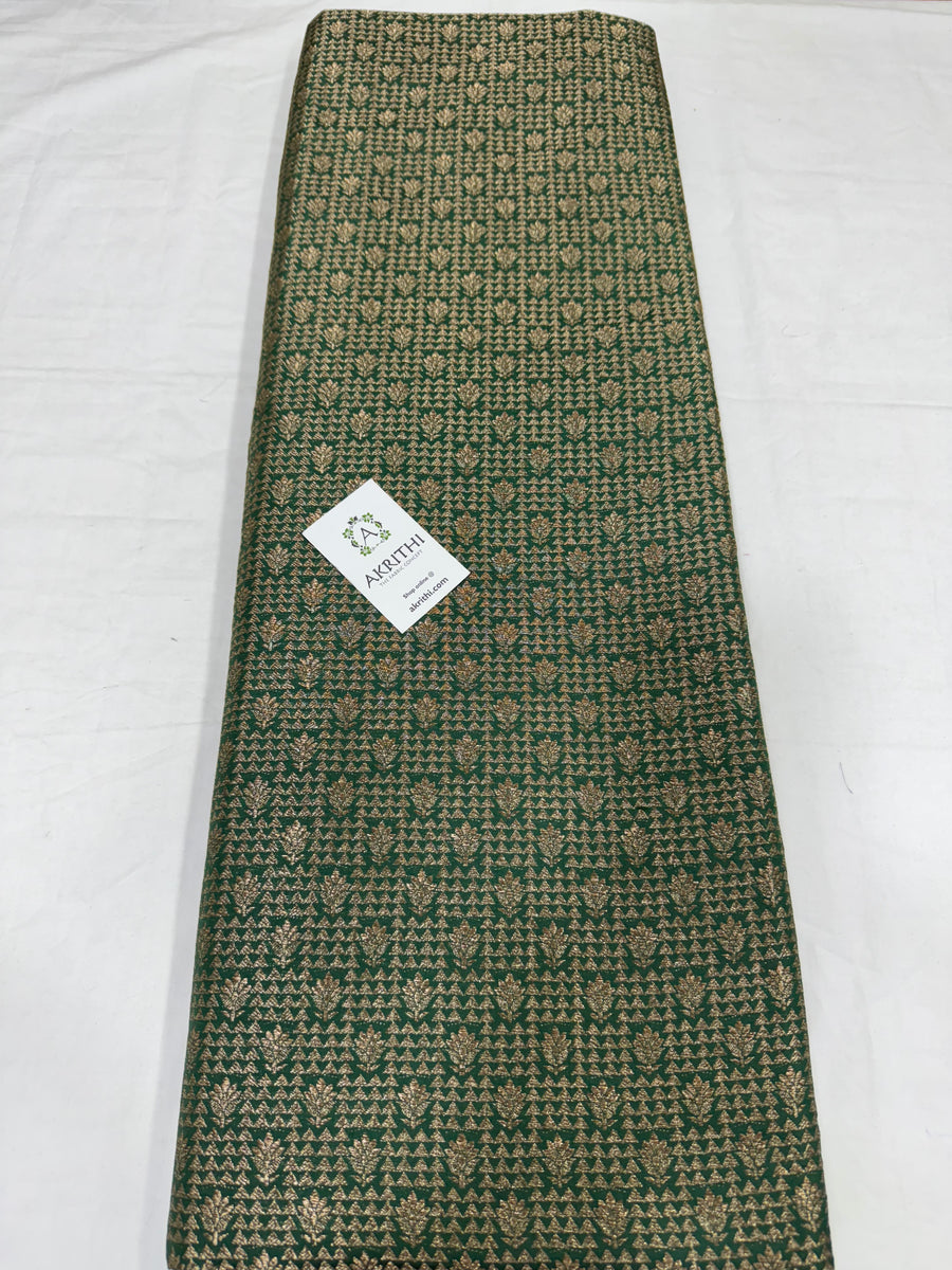 Pure silk Handloom Banarasi brocade fabric