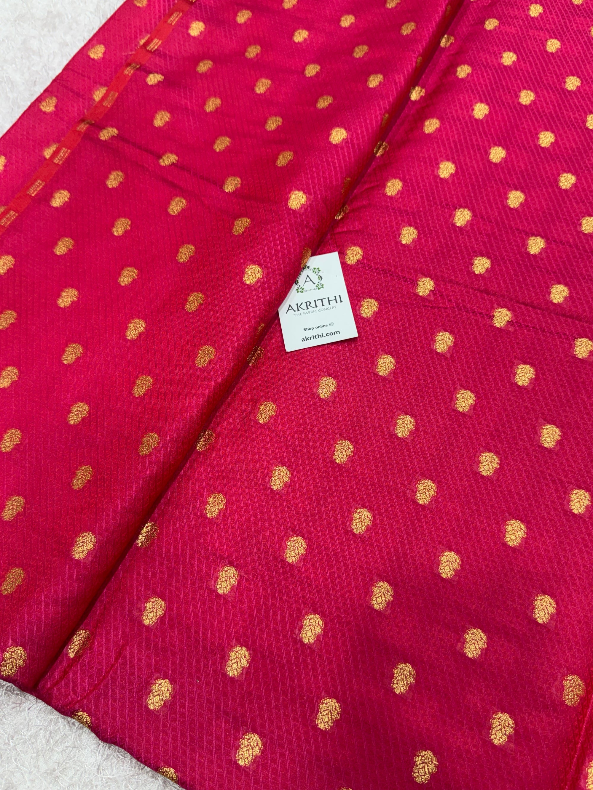 Pure Banarasi brocade fabric