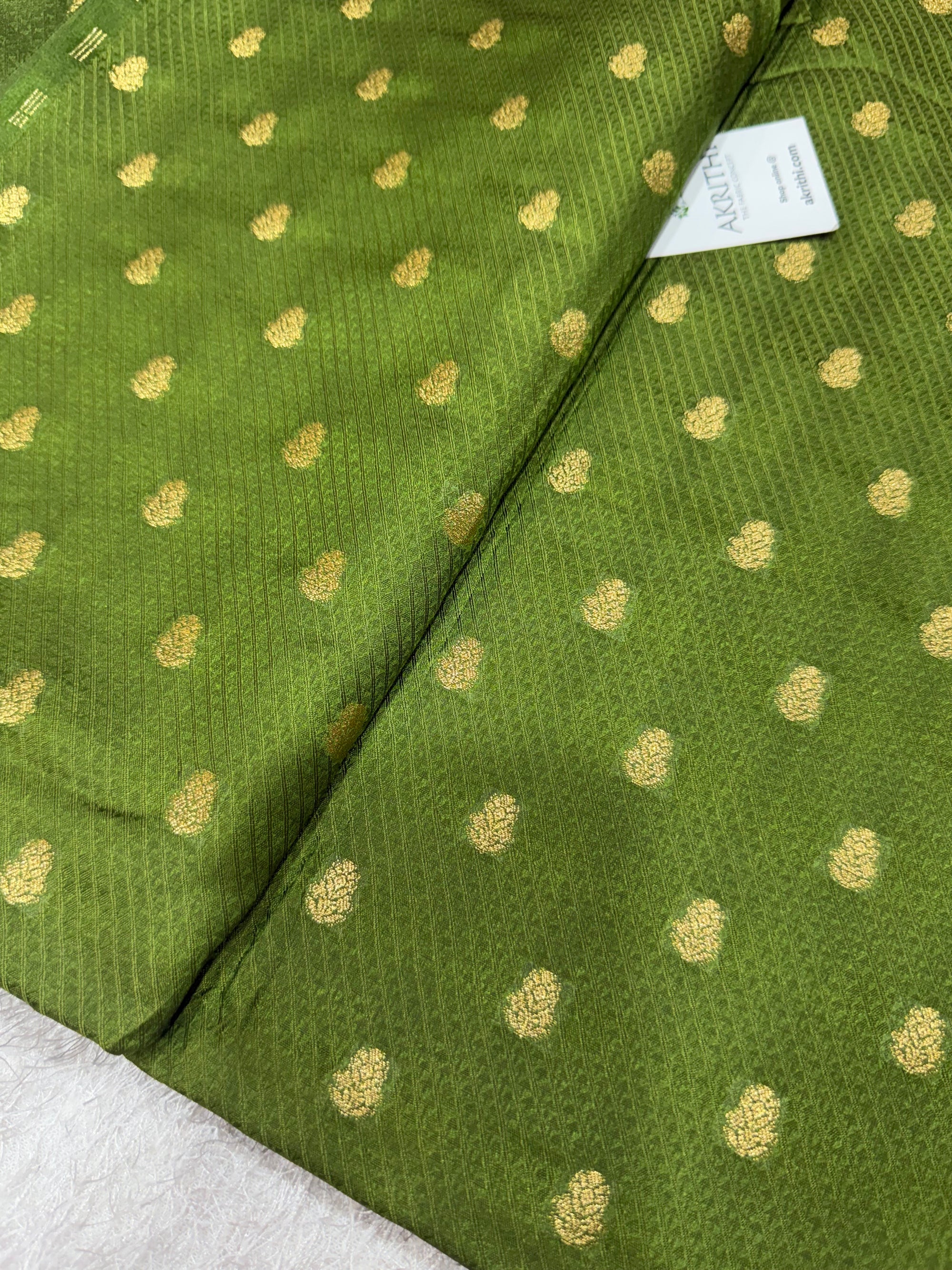 Pure Banarasi brocade fabric