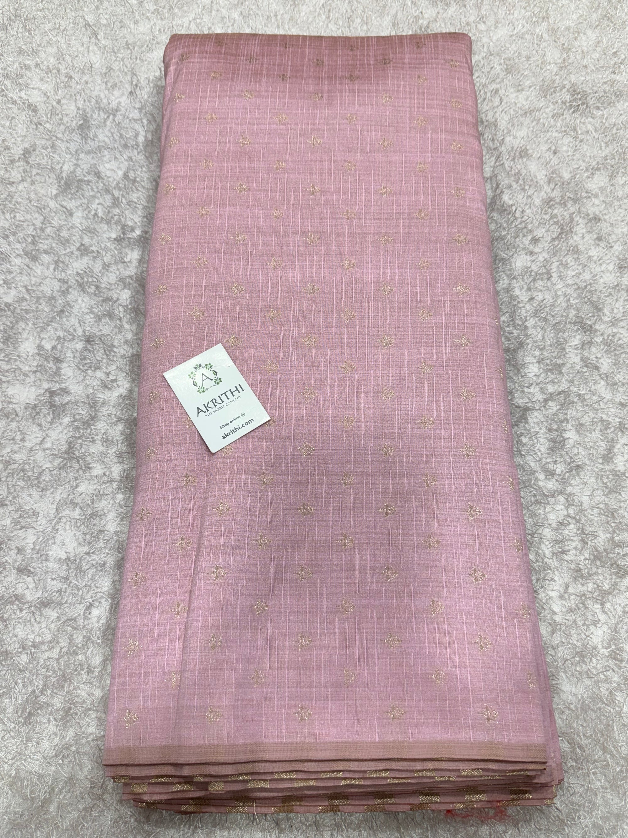 Semi Banarasi raw silk fabric