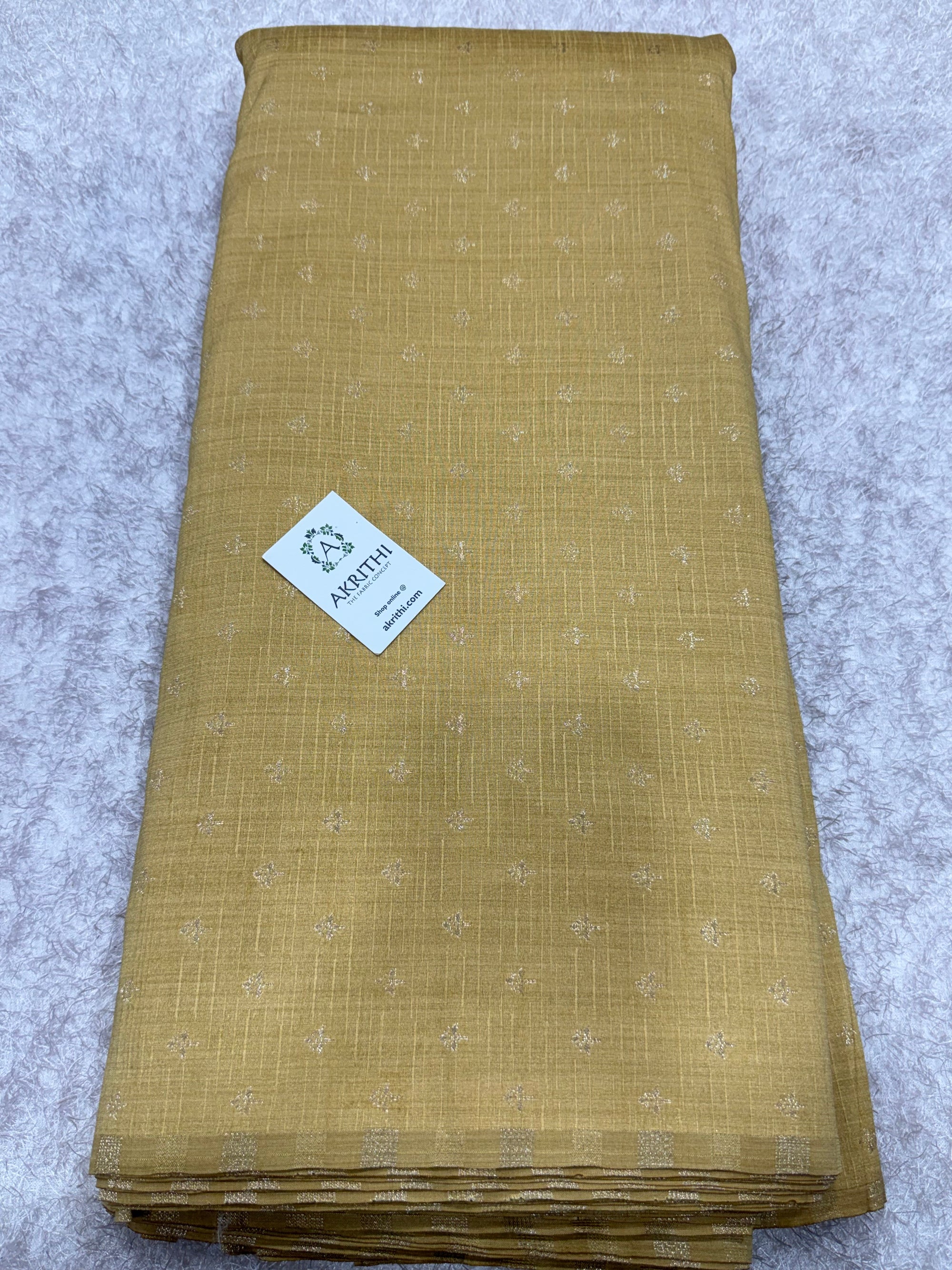 Semi Banarasi raw silk fabric