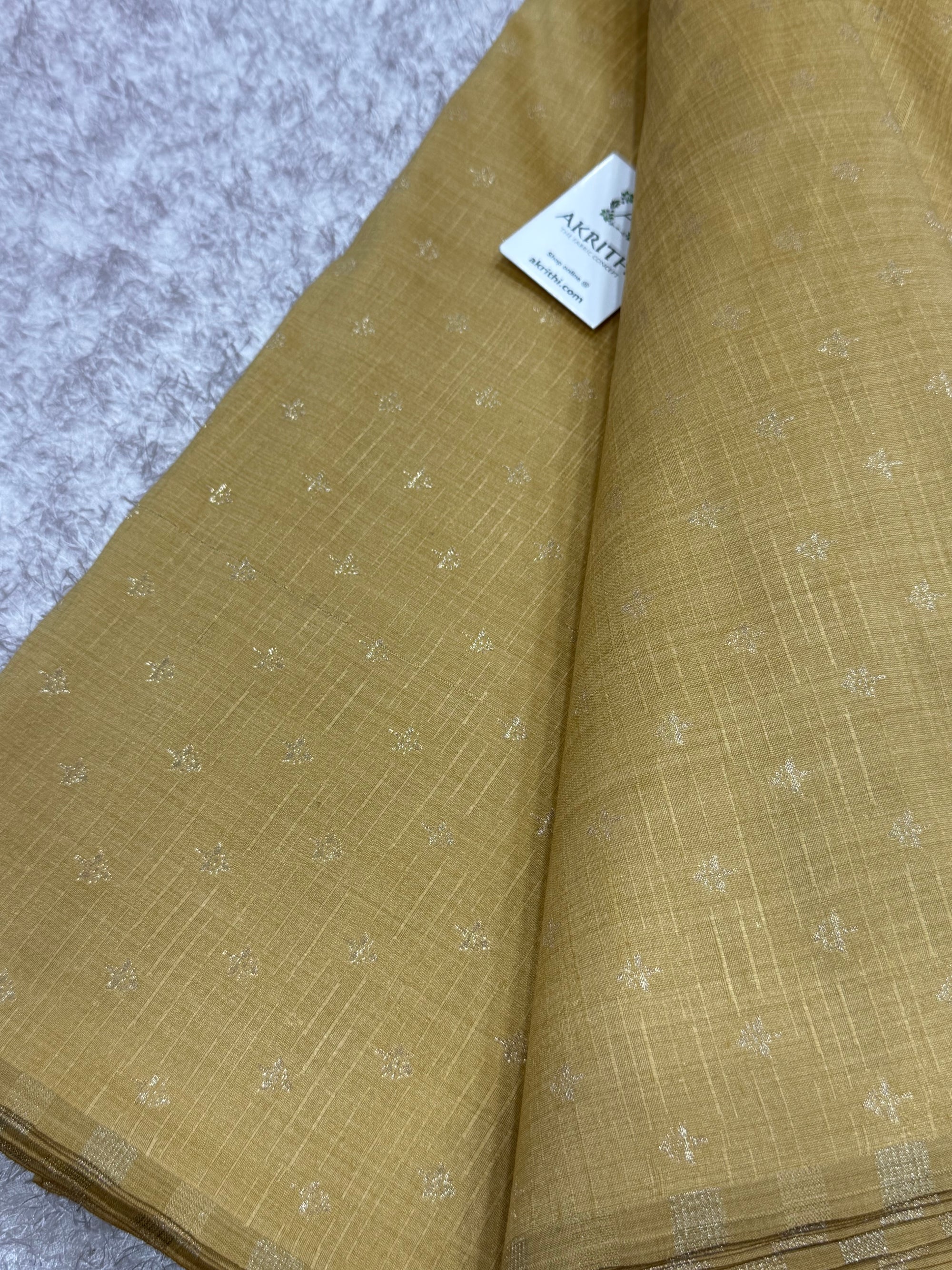 Semi Banarasi raw silk fabric