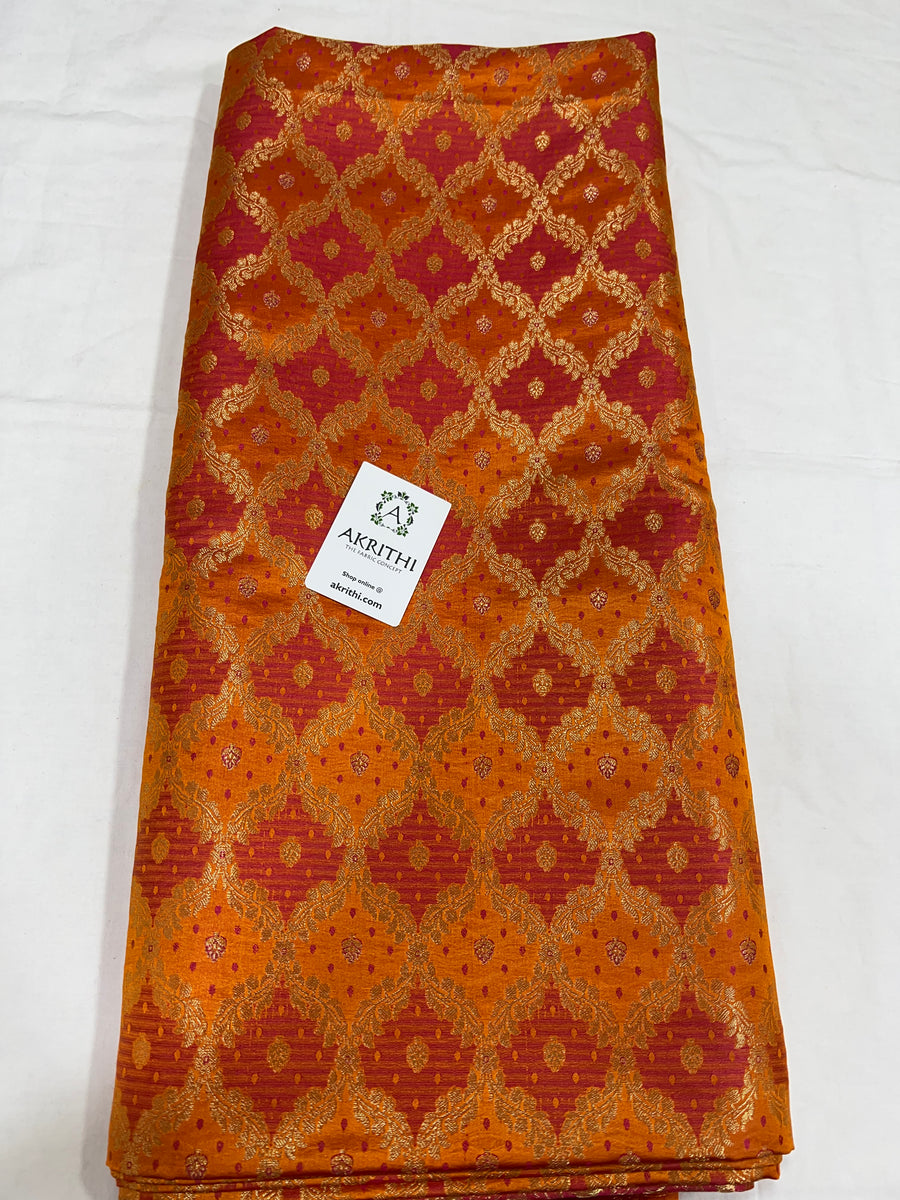 Pure Banarasi brocade fabric