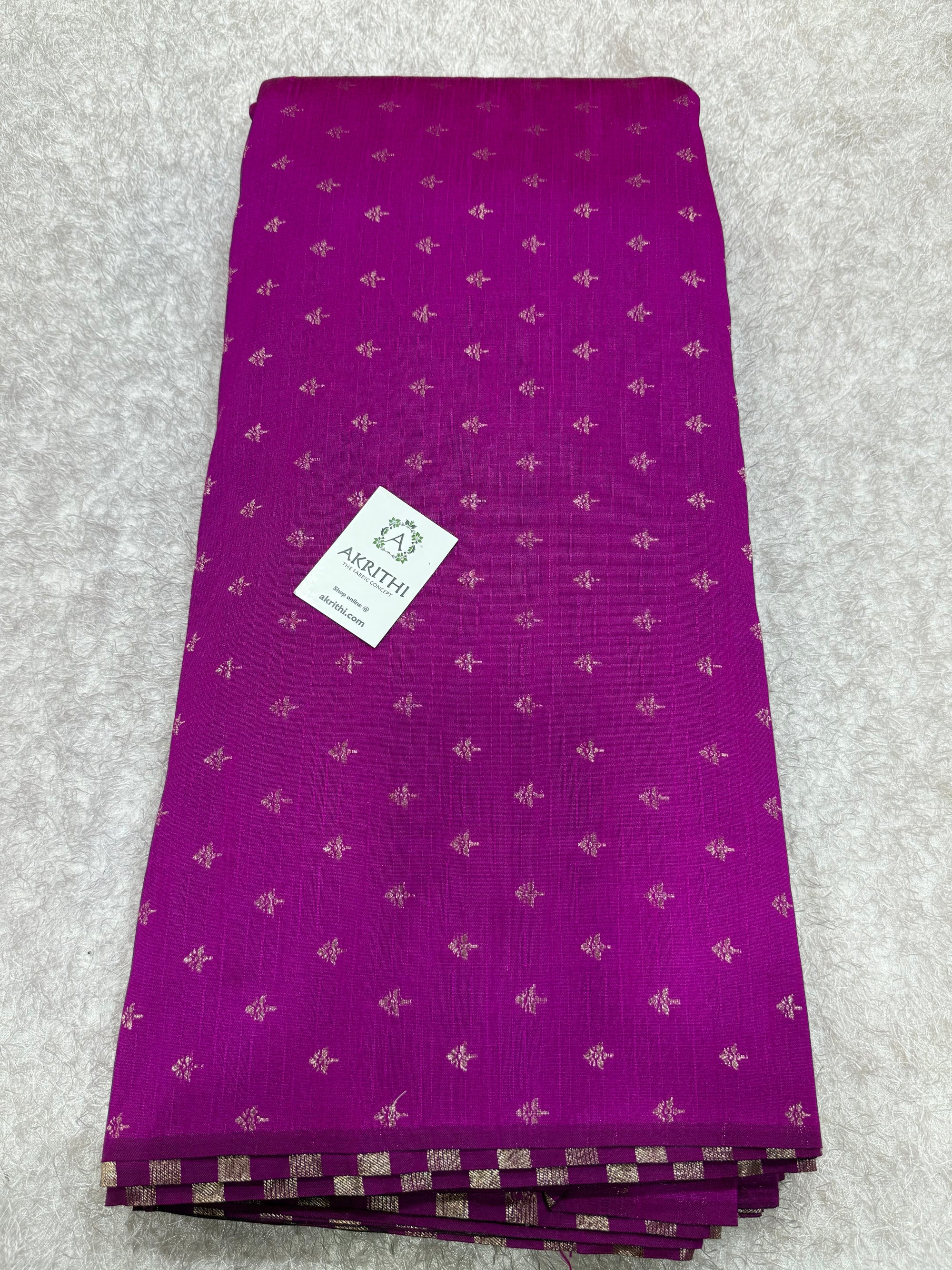 Semi Banarasi raw silk fabric