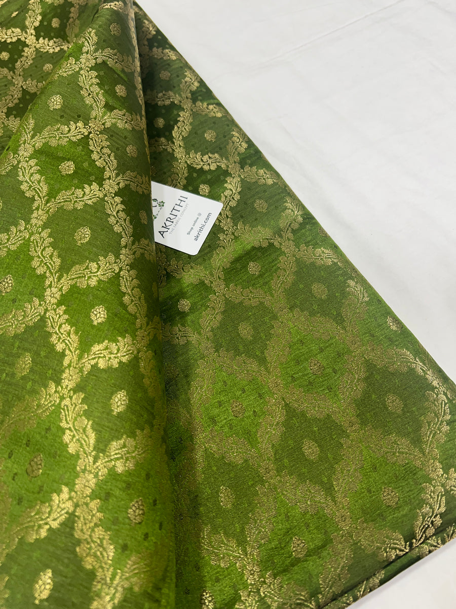 Pure Banarasi brocade fabric