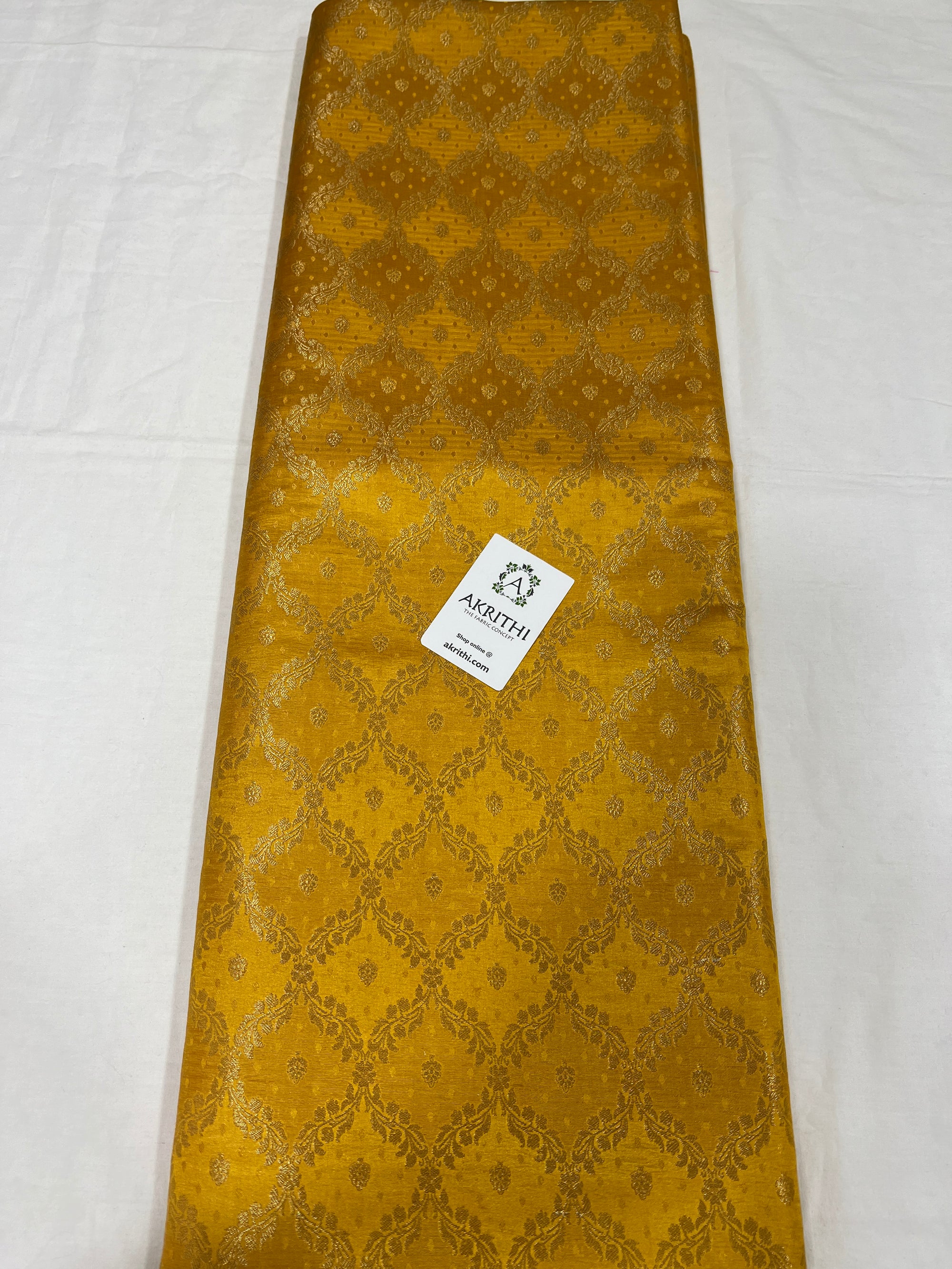 Pure Banarasi brocade fabric