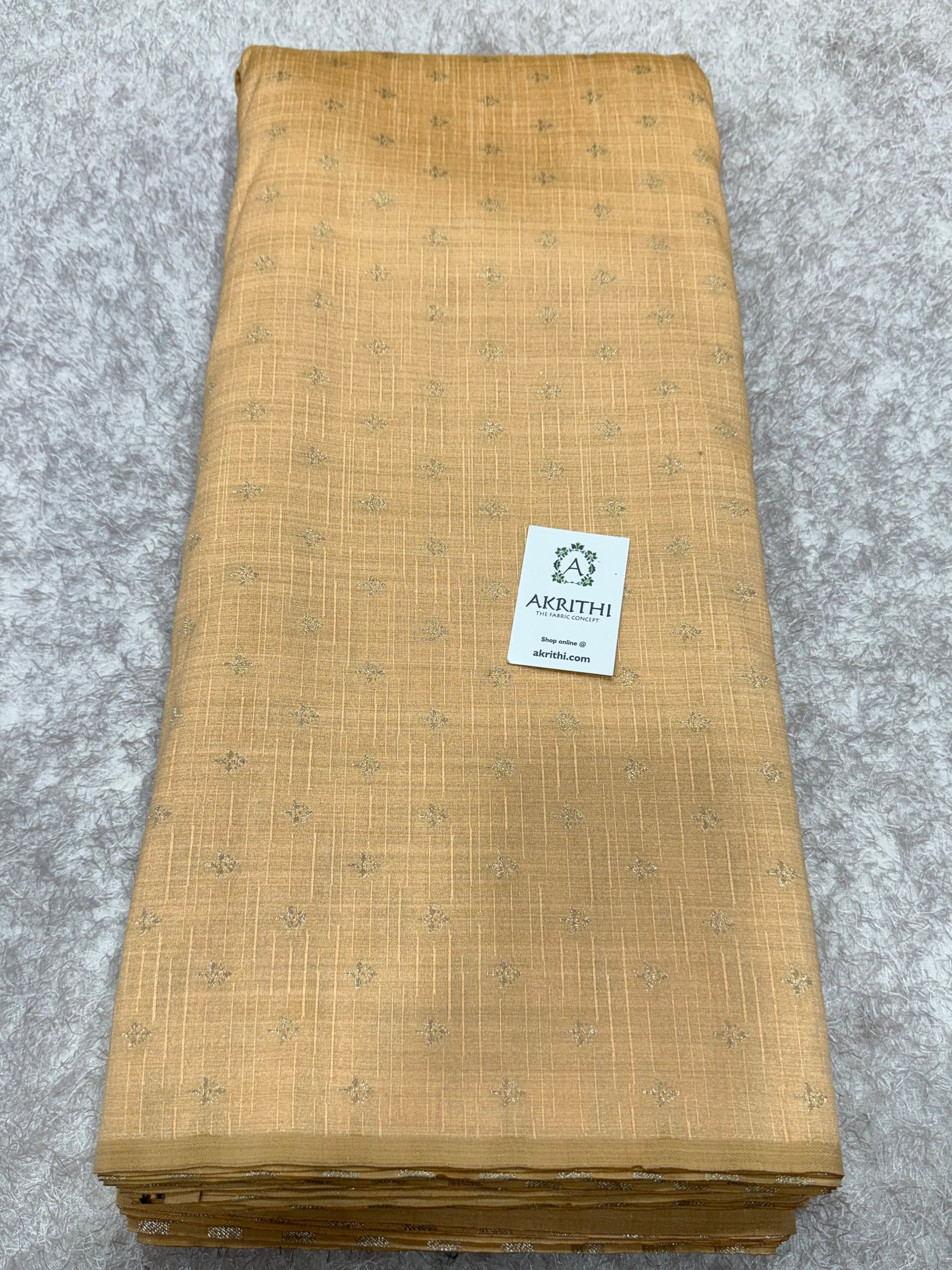 Semi Banarasi raw silk fabric