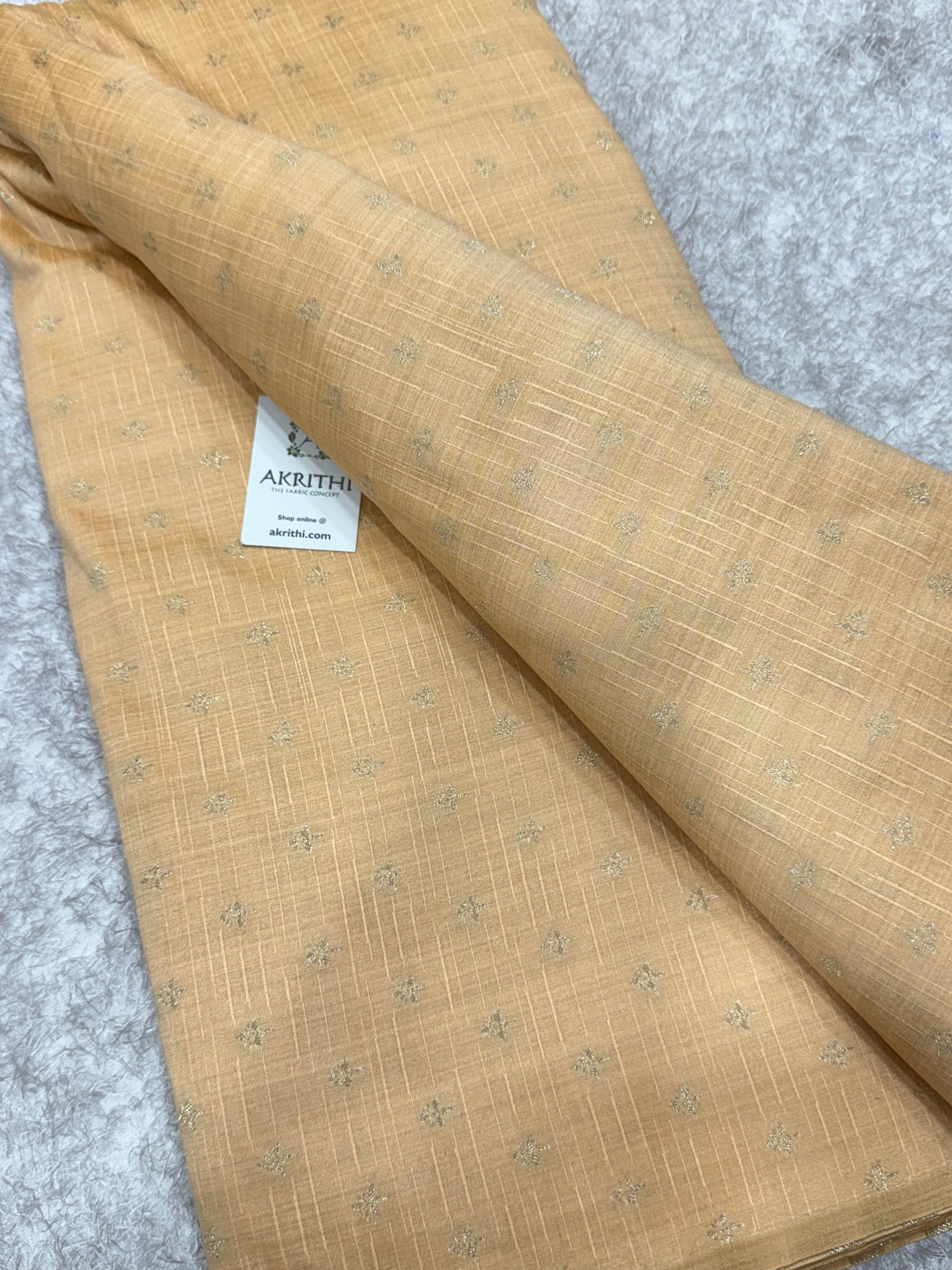Semi Banarasi raw silk fabric