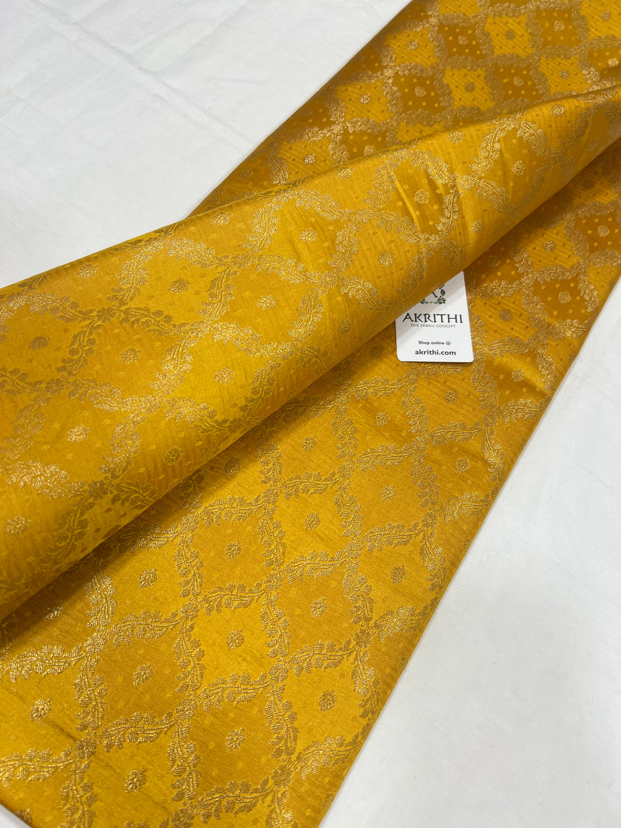 Pure Banarasi brocade fabric