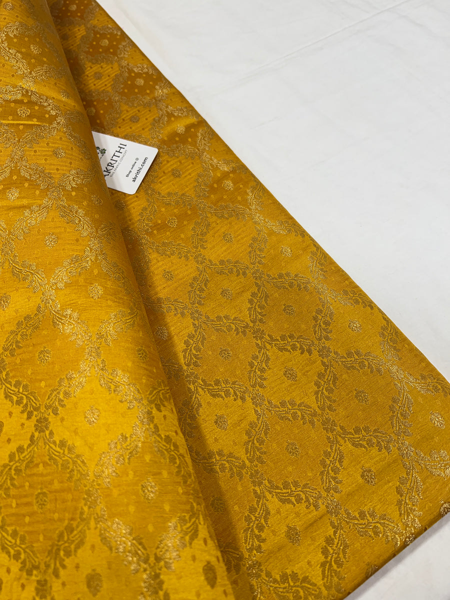 Pure Banarasi brocade fabric