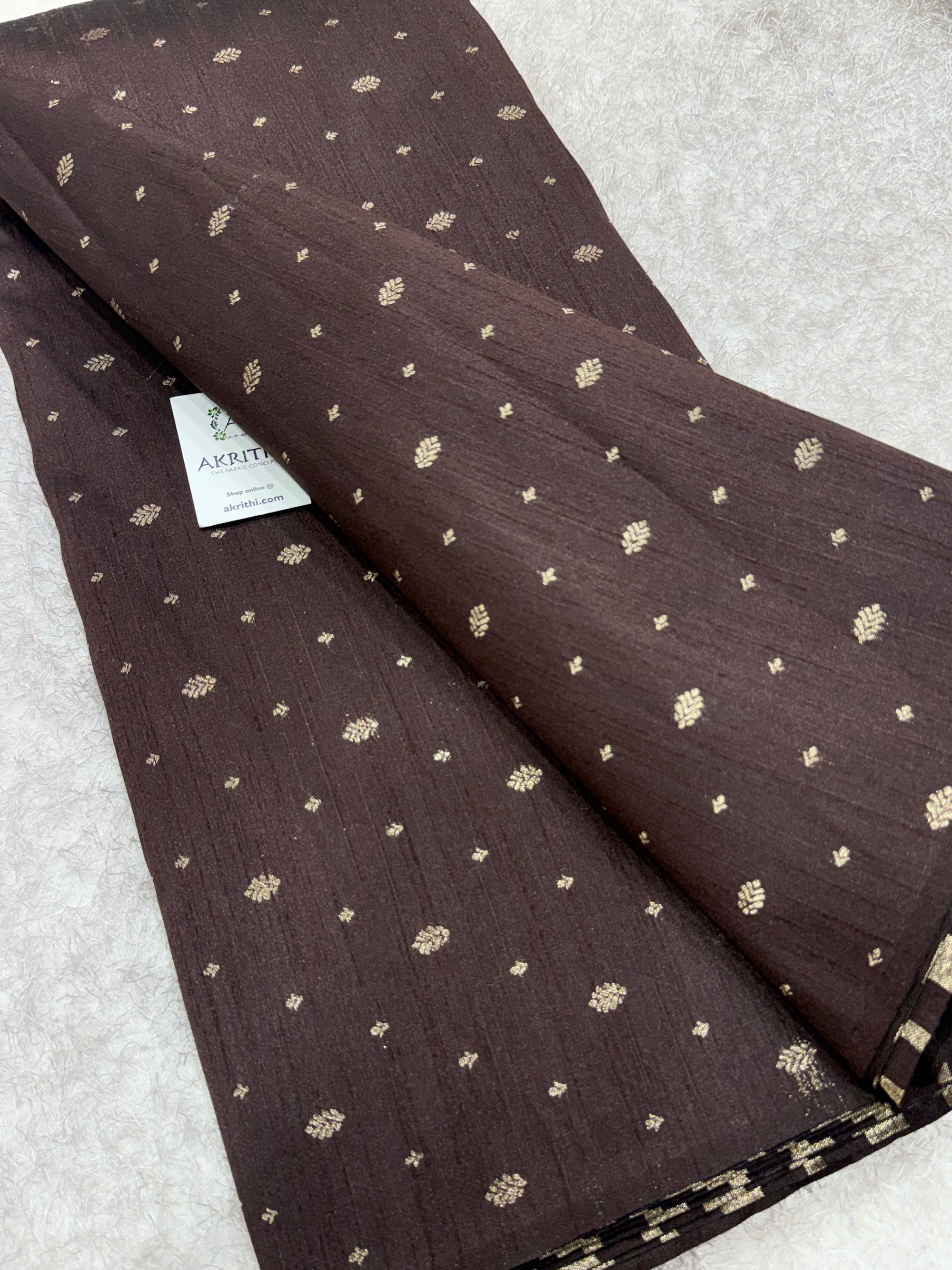 Semi Banarasi raw silk fabric