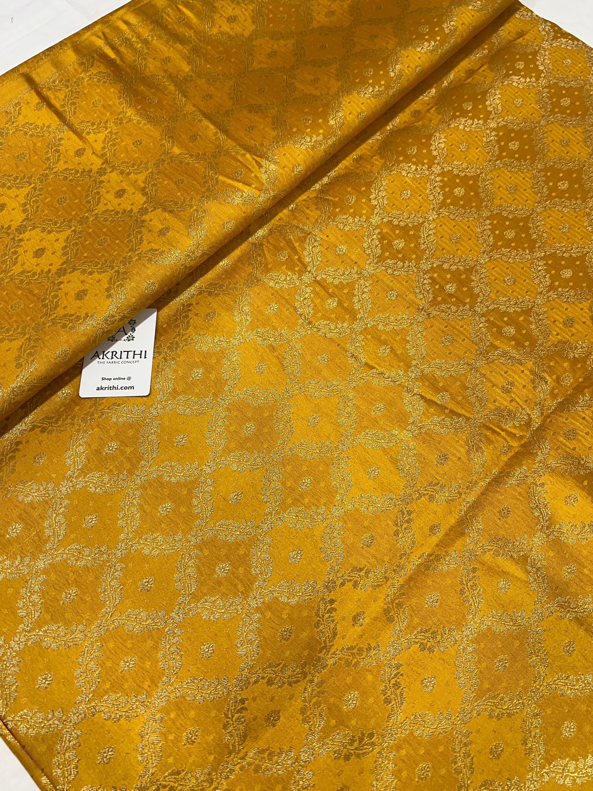 Pure Banarasi brocade fabric