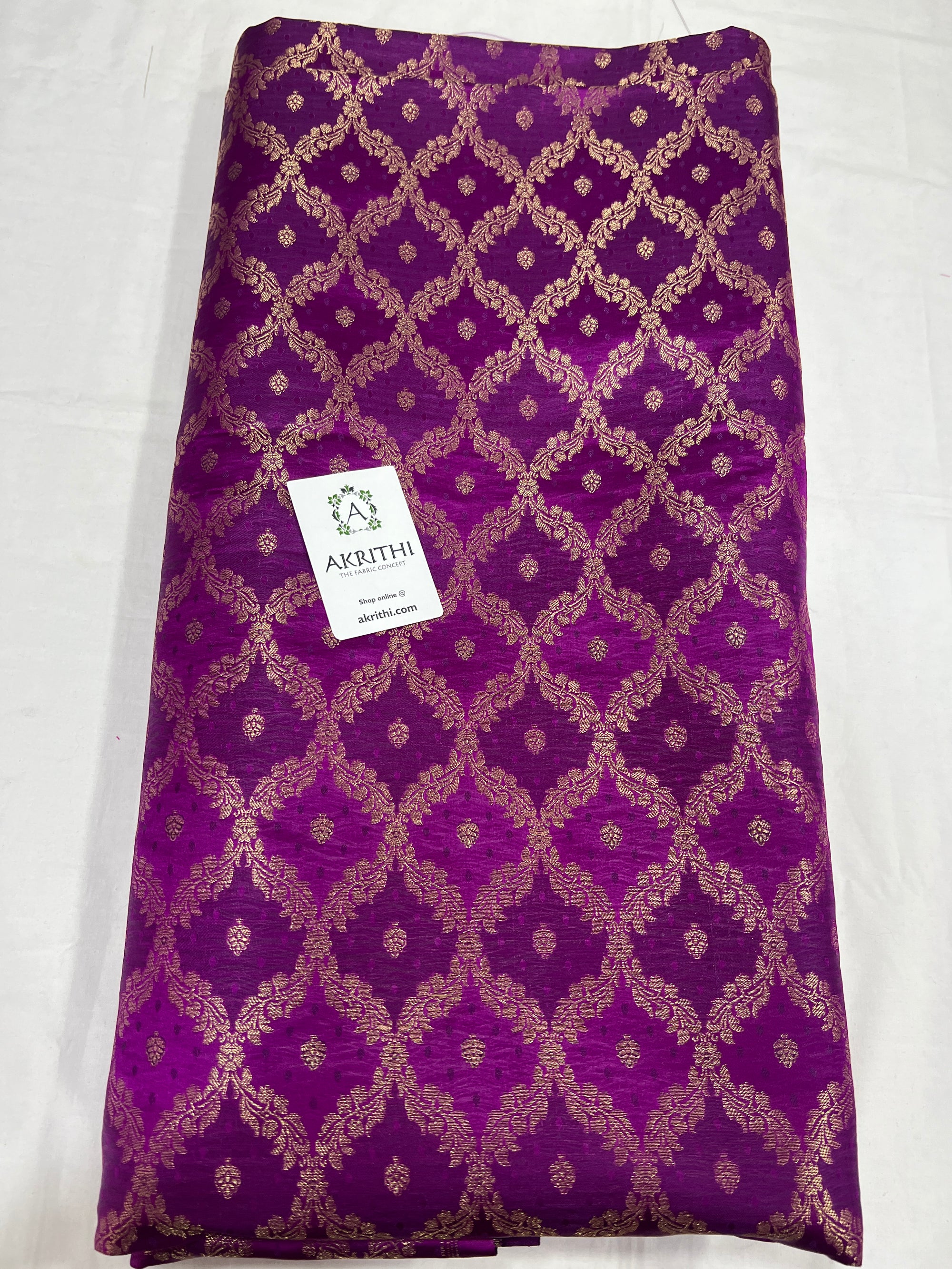 Pure Banarasi brocade fabric