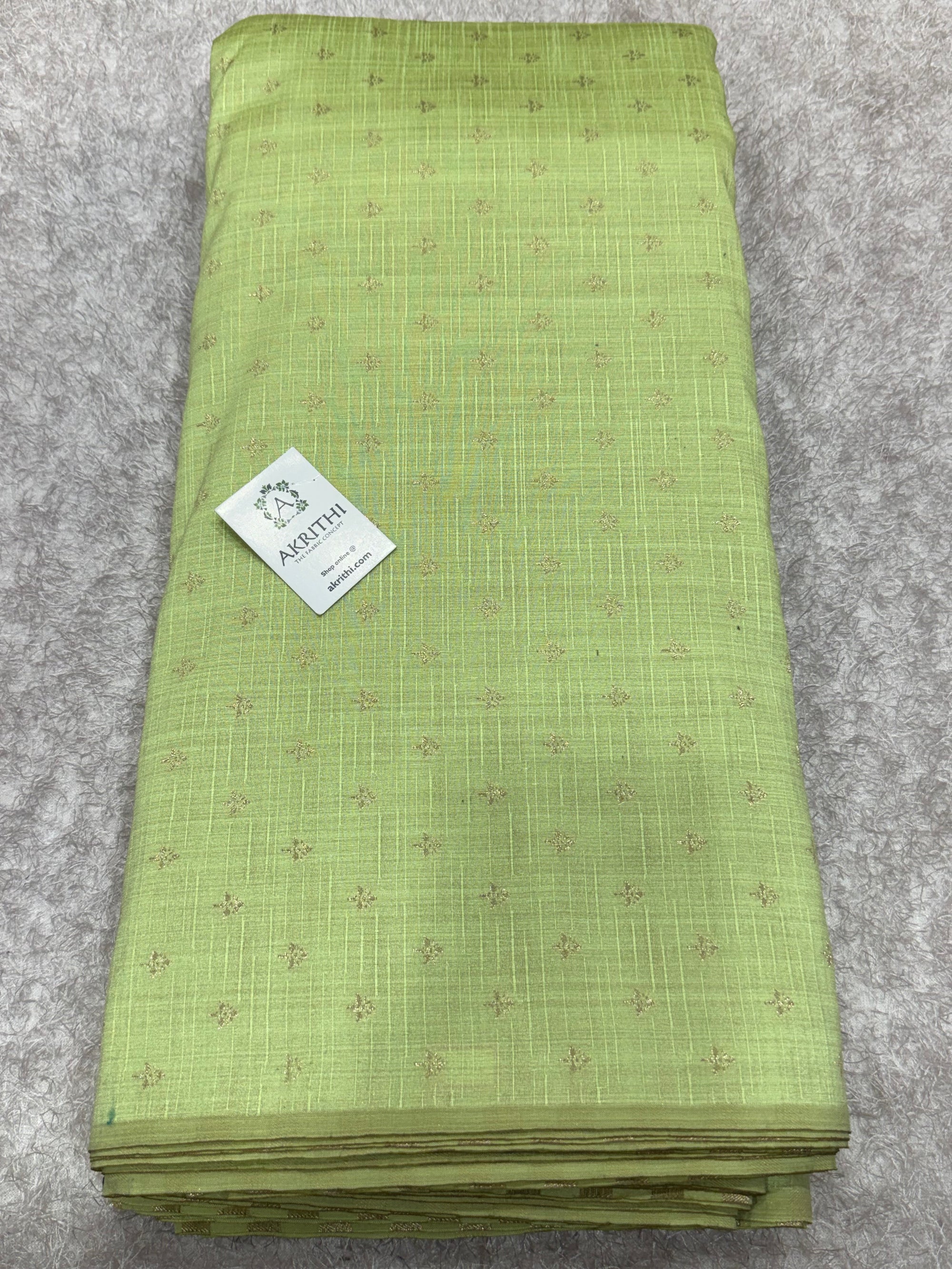 Semi Banarasi raw silk fabric