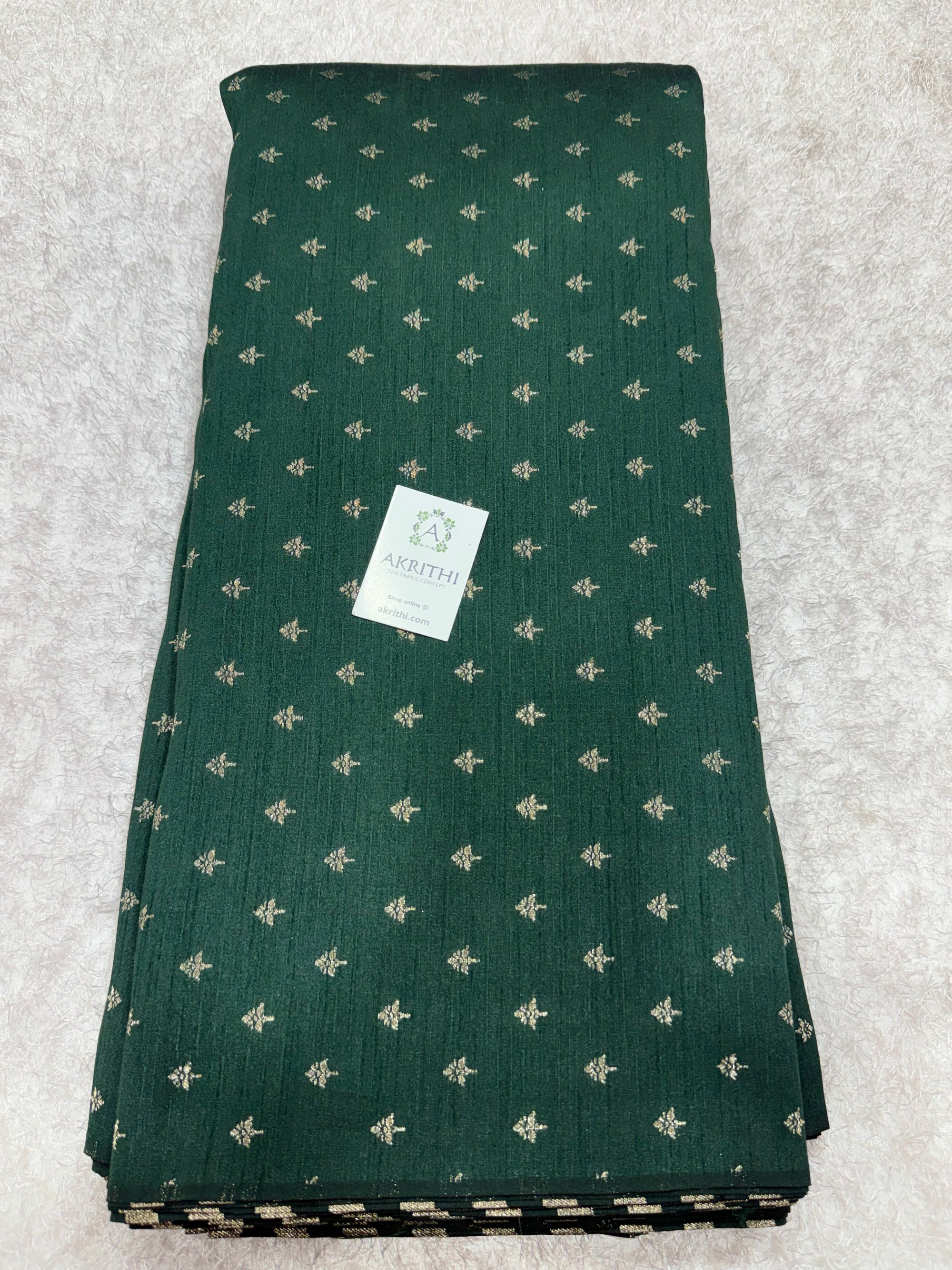 Semi Banarasi raw silk fabric