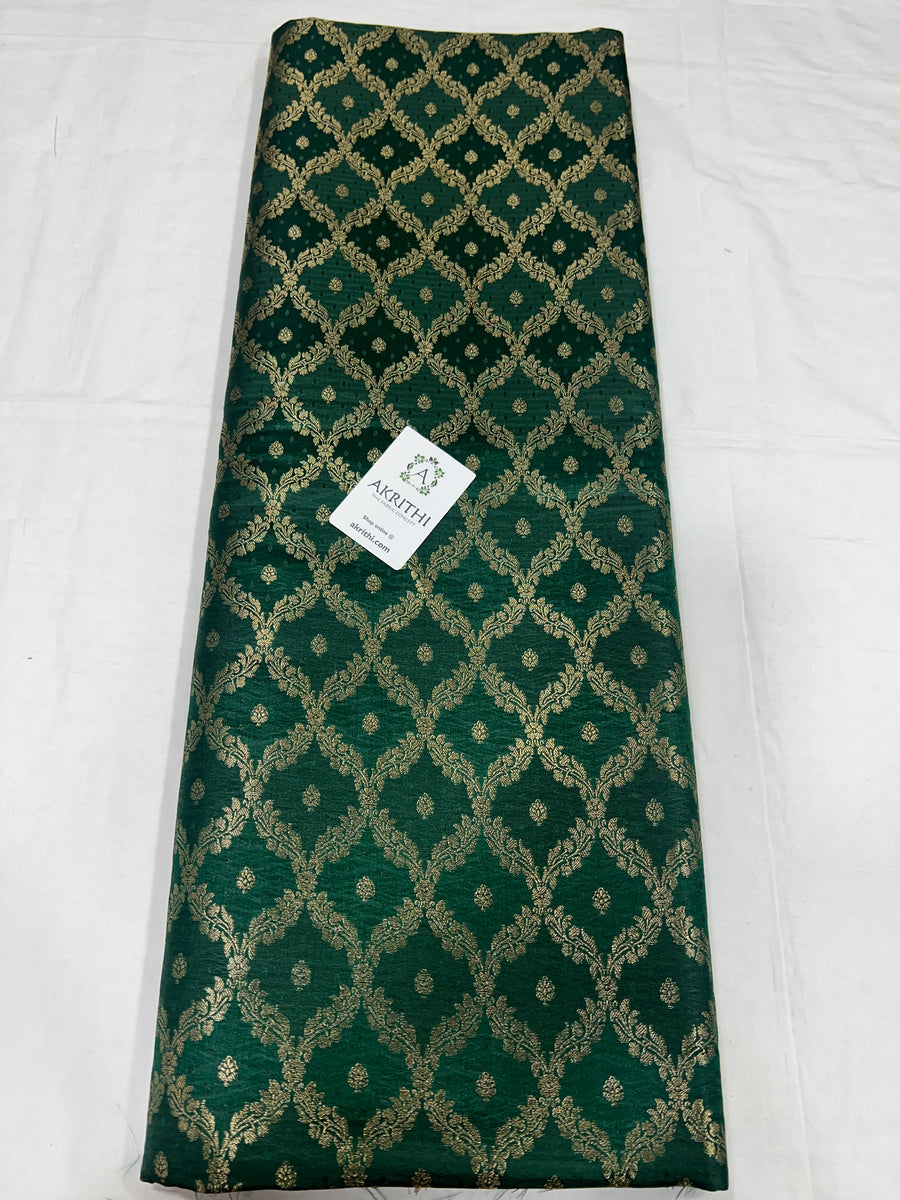 Pure Banarasi brocade fabric