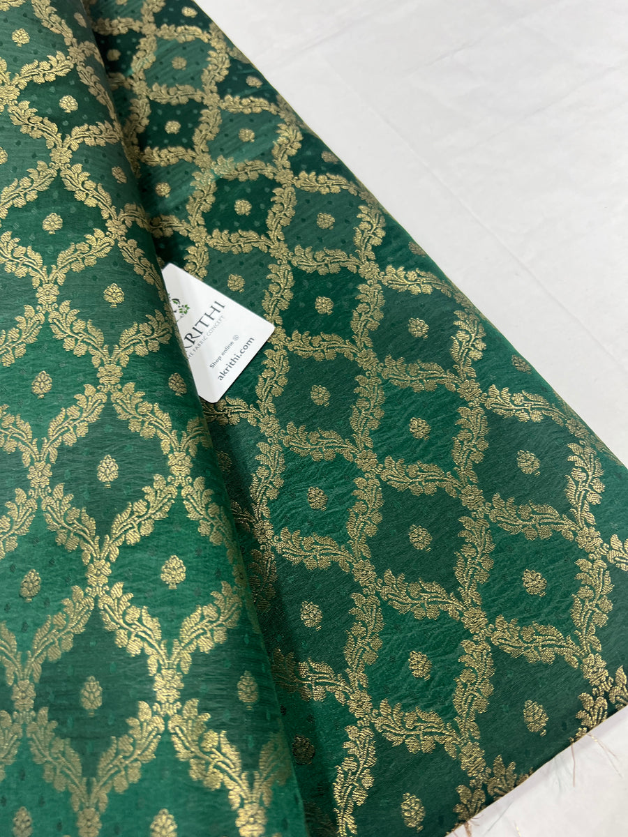 Pure Banarasi brocade fabric